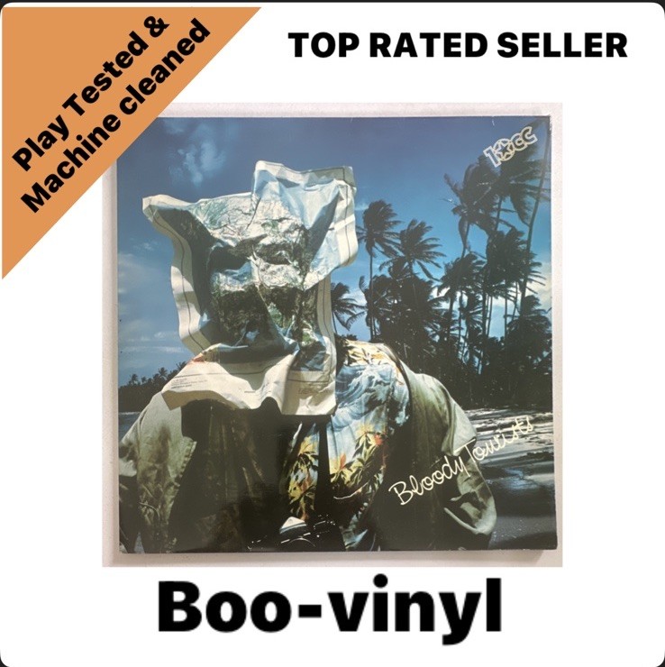 10cc : Bloody Tourists – Vinyl LP Gatefold Uk Issue EX / VG+ Condition