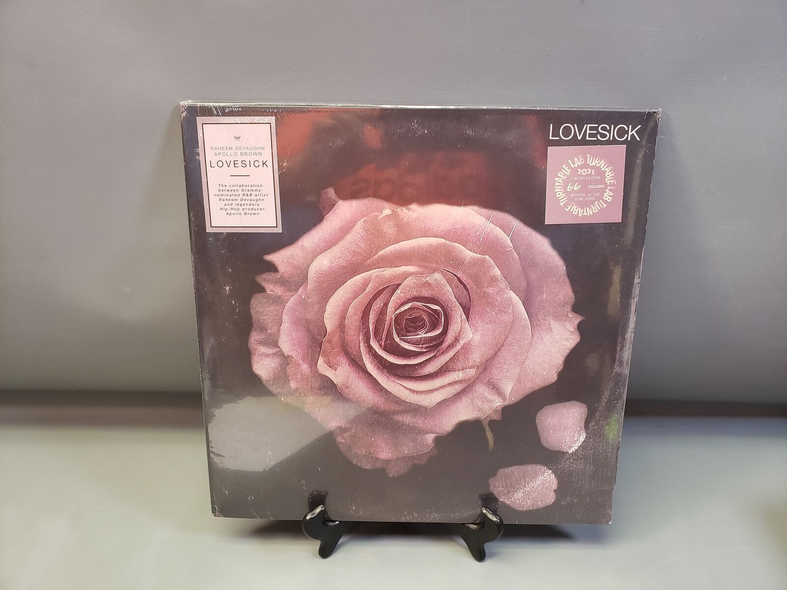 Raheem DeVaughn & Apollo Brown: Lovesick LE Pink Vinyl LP Turntable Lab