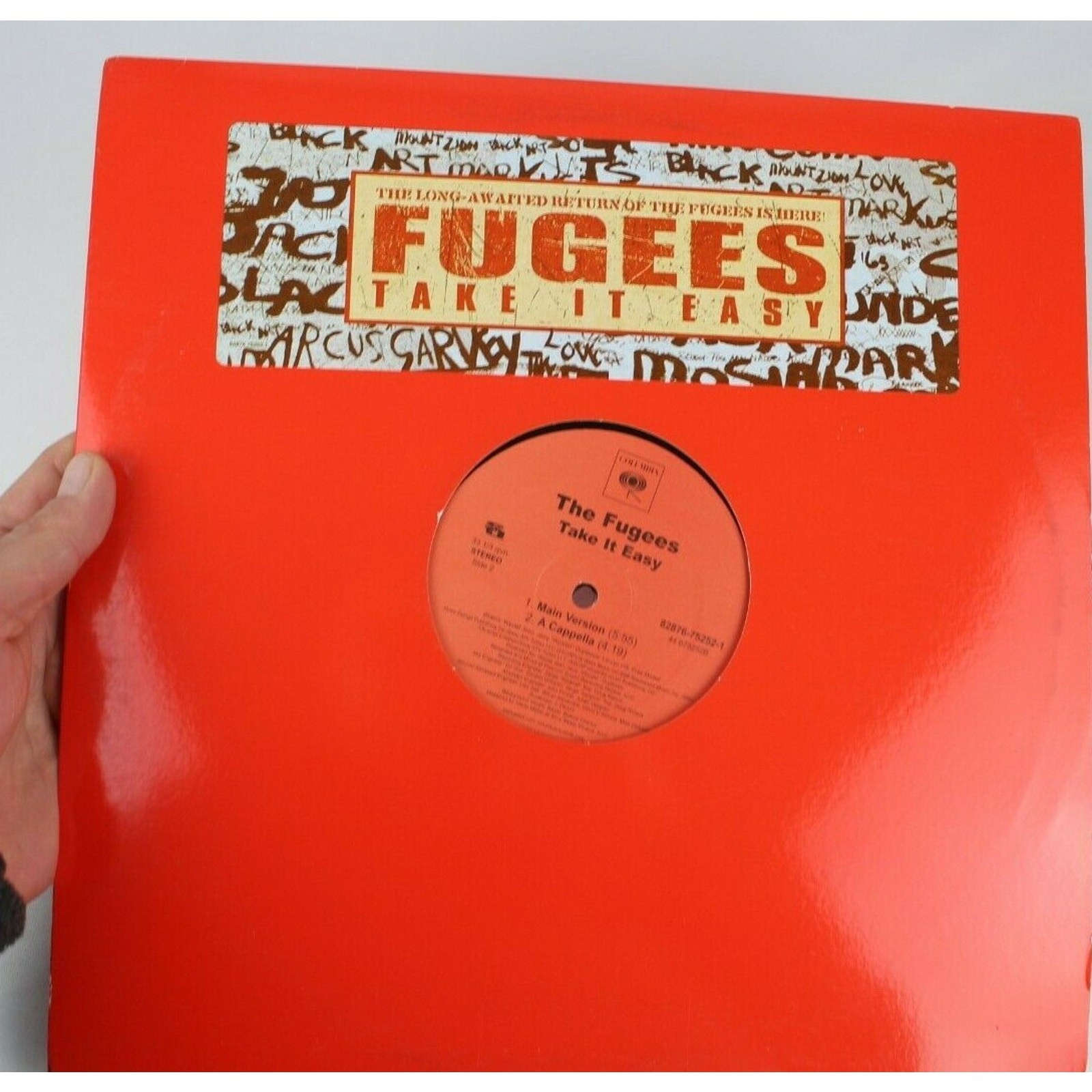 FUGEES TAKE IT EASY 12″ DJ VINYL ACAPELLA *QUICK SHIP* 82876-75252-1