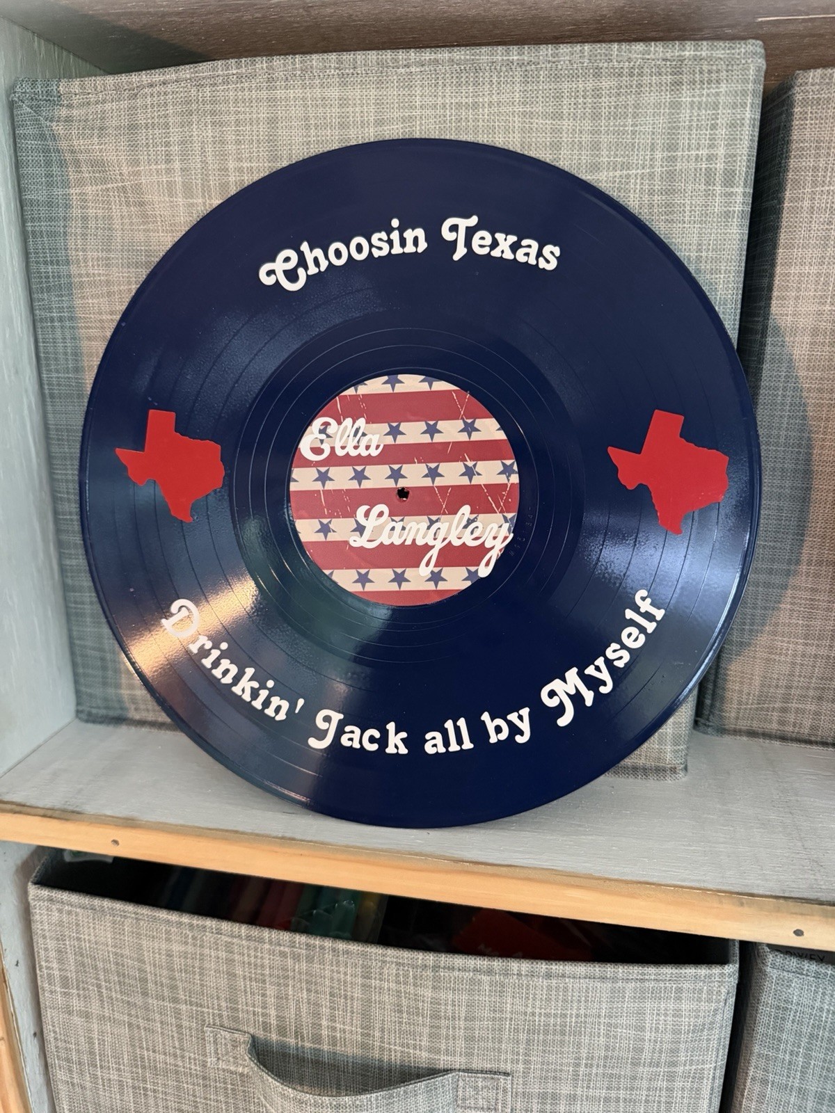 Ella Langley Choosin Texas Decorative Vinyl Album