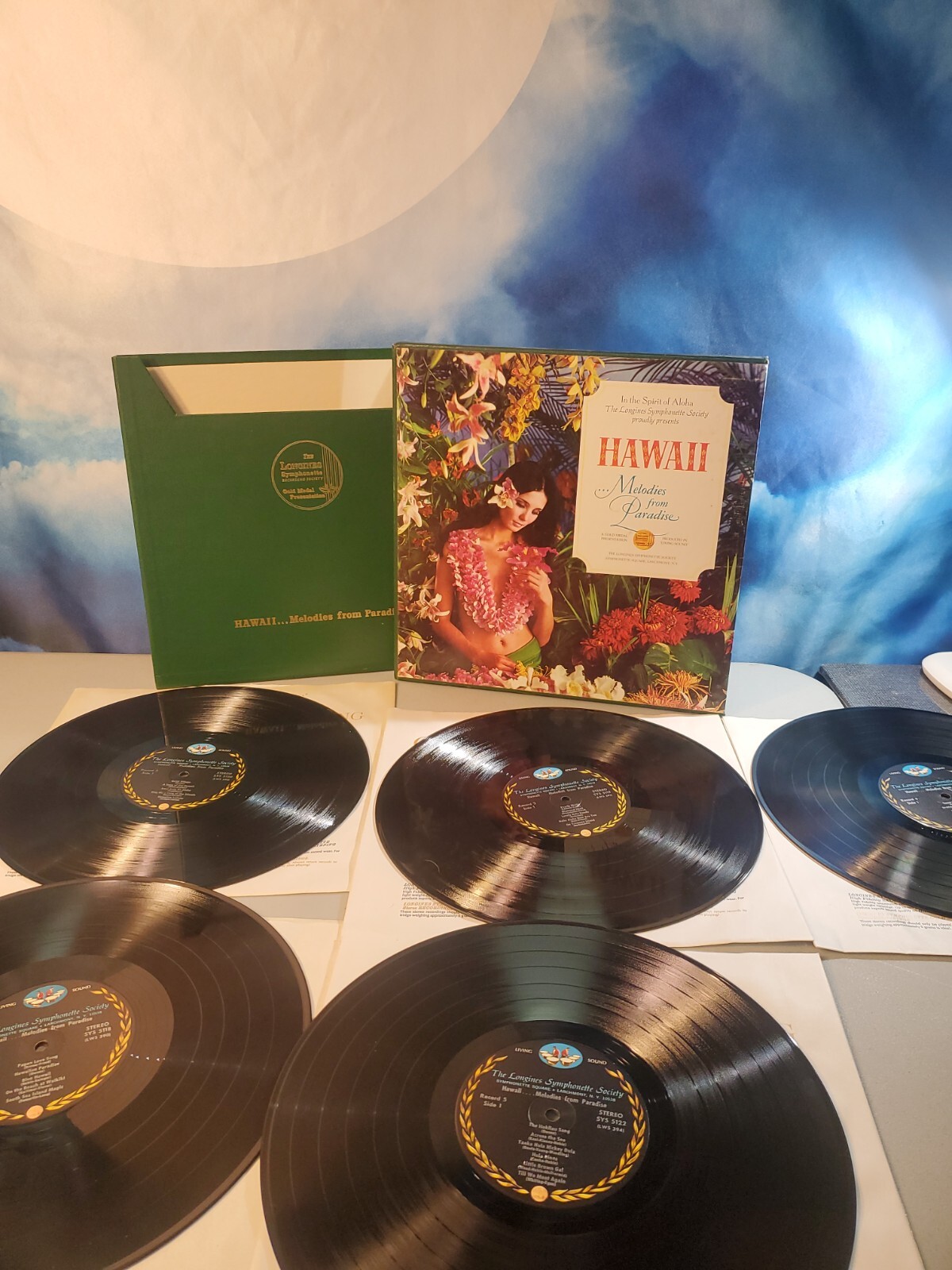 In The Spirit of Aloha Hawaii Melodies from Paradise LP (5 Vinyl Box Set) NM