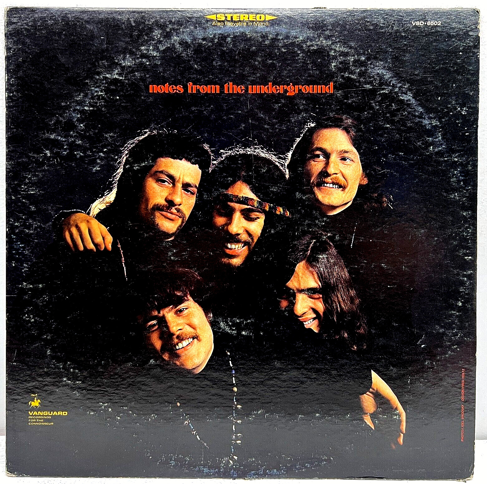 Notes From the Underground S/T 1968 Vinyl Vanguard Records 1st Press Psych Rock