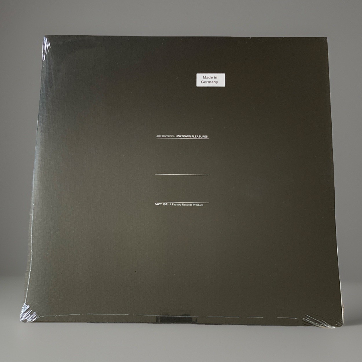 Joy Division – Unknown Pleasures – Vinyl LP – 2015- 180gm Vinyl – New/Sealed