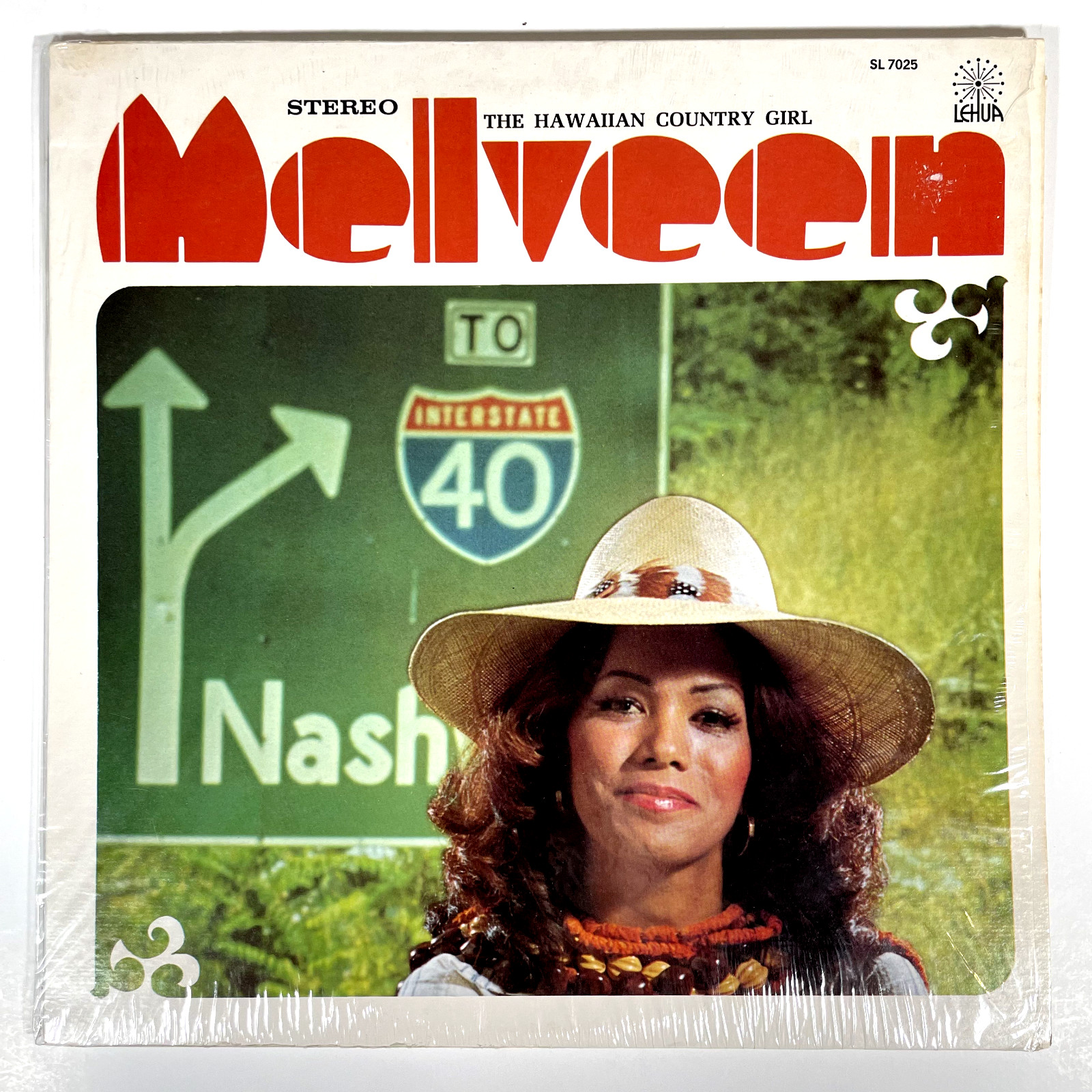 MELVEEN The Hawaiian Country Girl Vinyl LP in SHRINK 1976 EX
