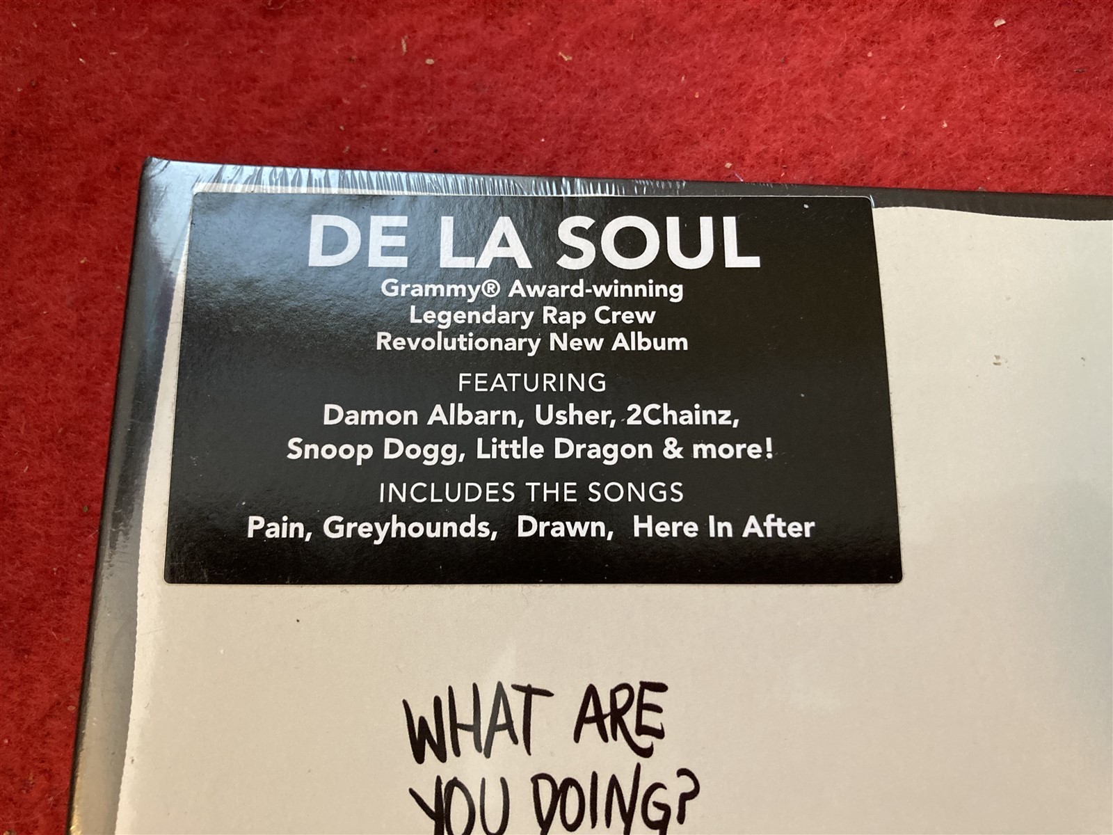 DE LA SOUL AND THE ANONYMOUS NOBODY RARE 2016 DOUBLE VINYL LP MINT SEALED