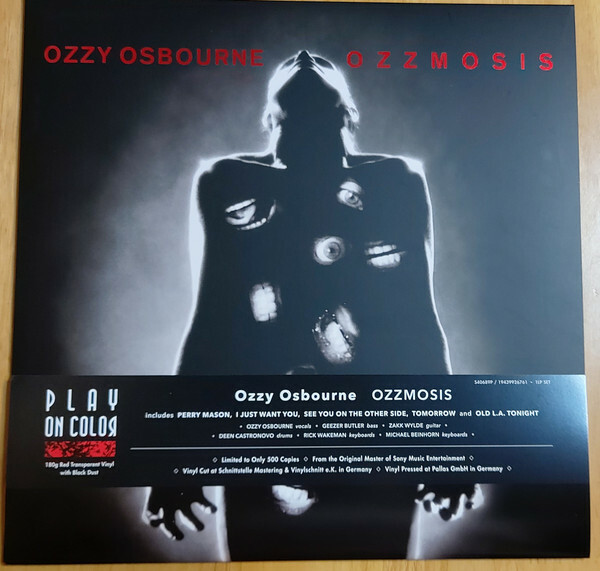Ozzy Osbourne – Ozzmosis – LTD 500 Copies Color Vinyl – OFFICIAL Release Pallas