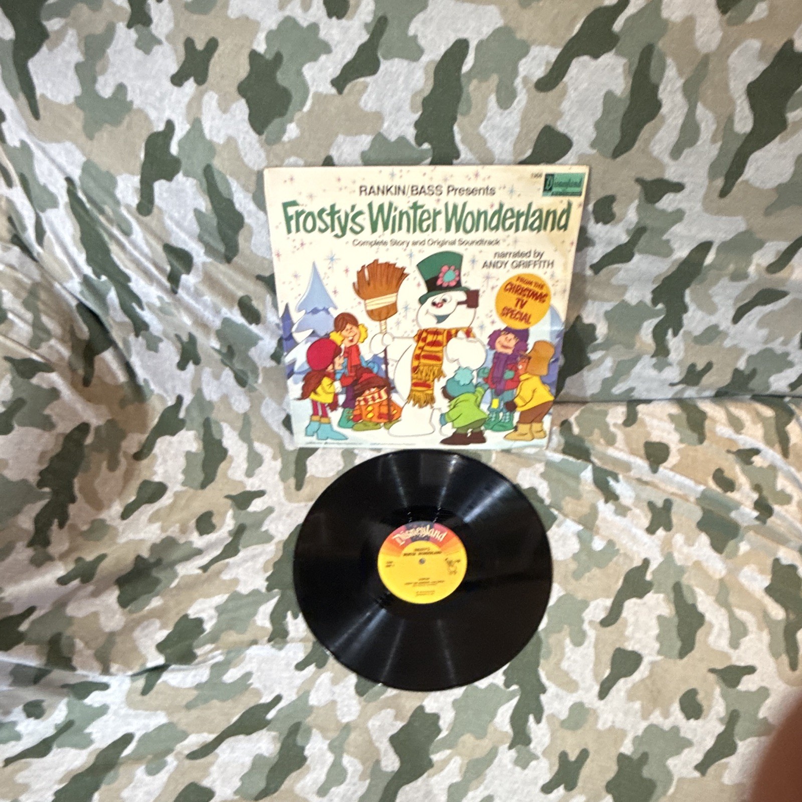 Rankin/Bass Frosty’s Winter Wonderland 12″ Vinyl LP Peter Pan Records Christmas