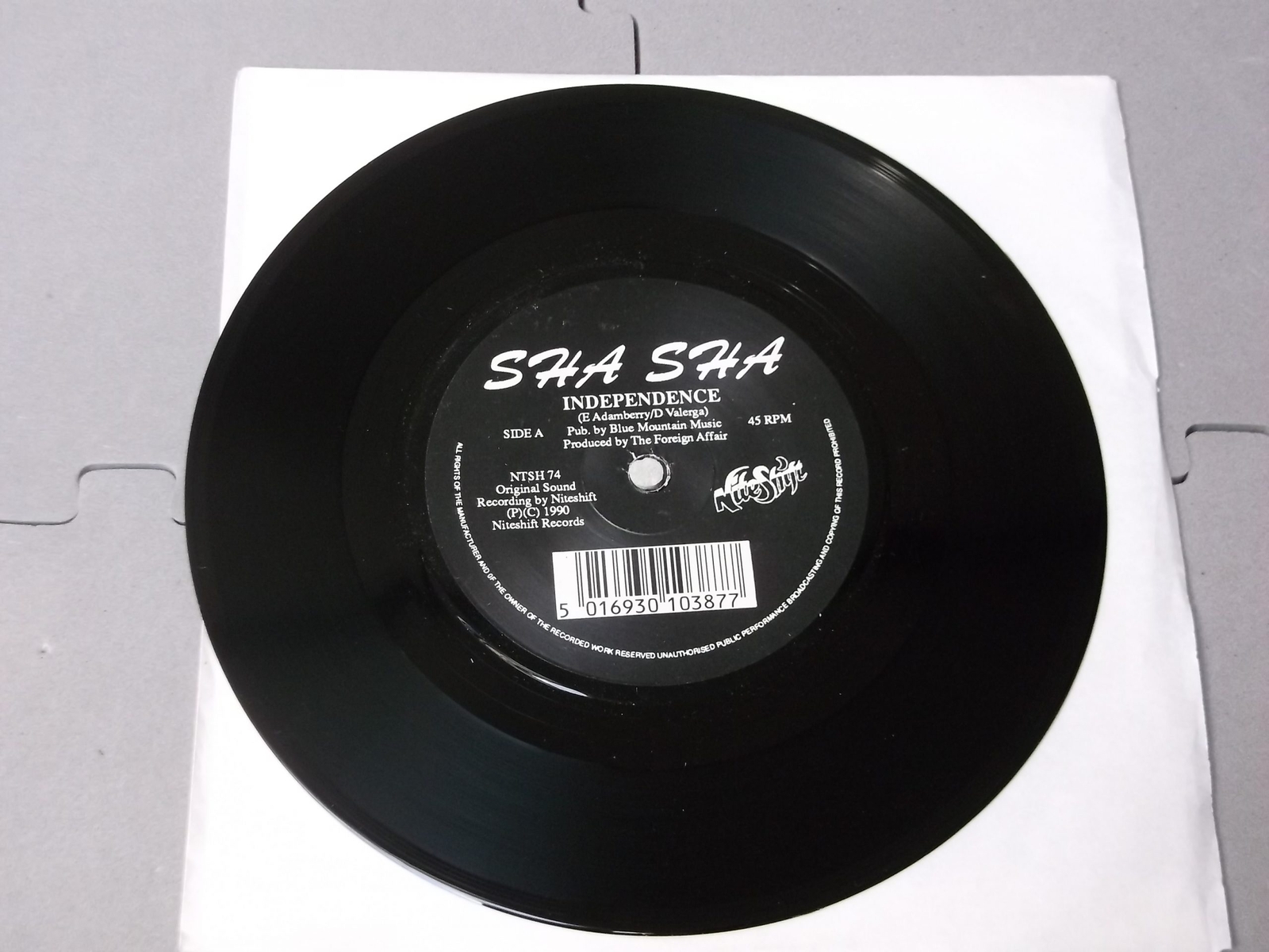 Sha Sha: Independence 7″ Near Mint