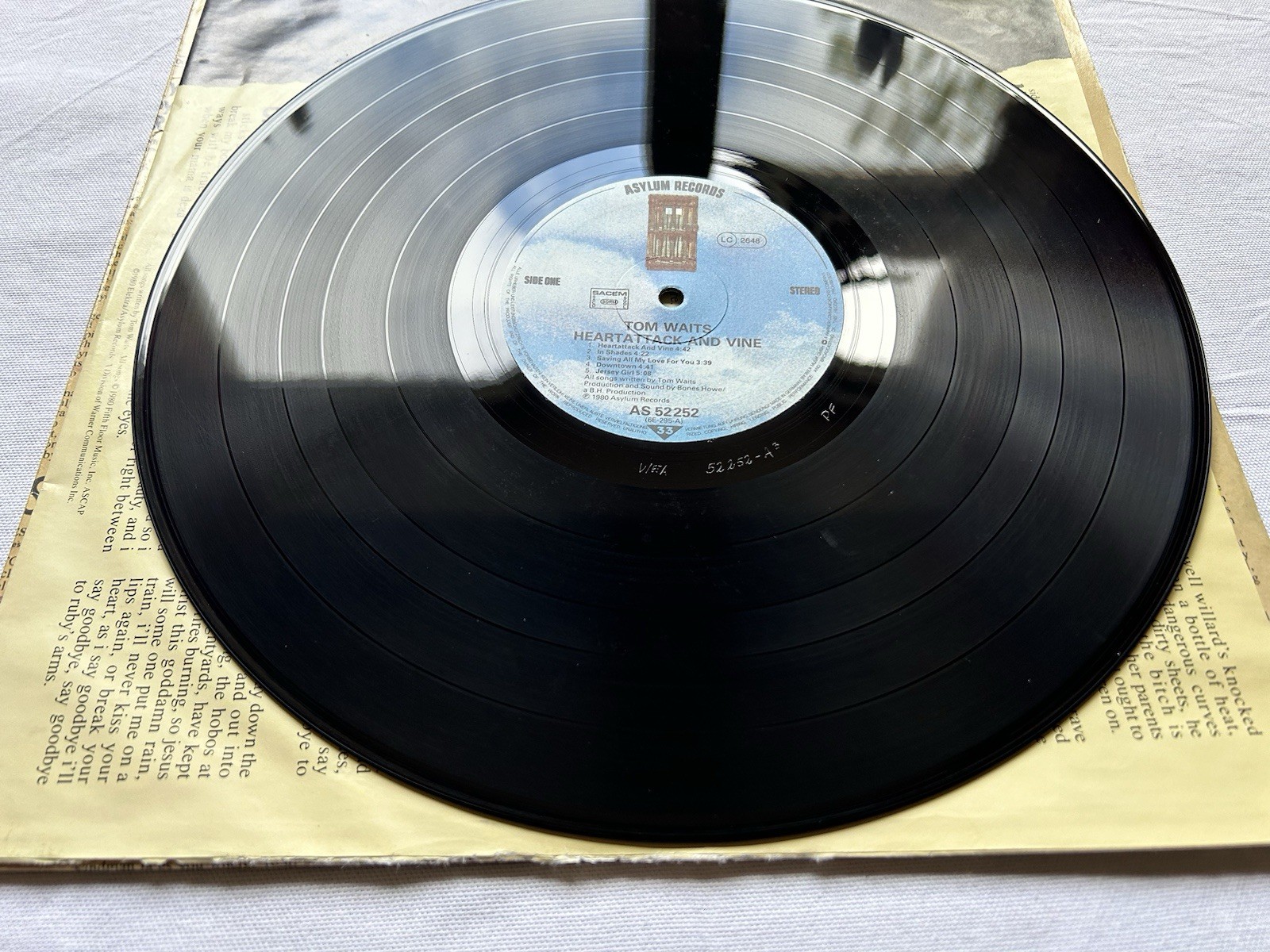 Tom Waits – Heartattack And Vine-1980-UK FIRST PRESS-ASYLUM