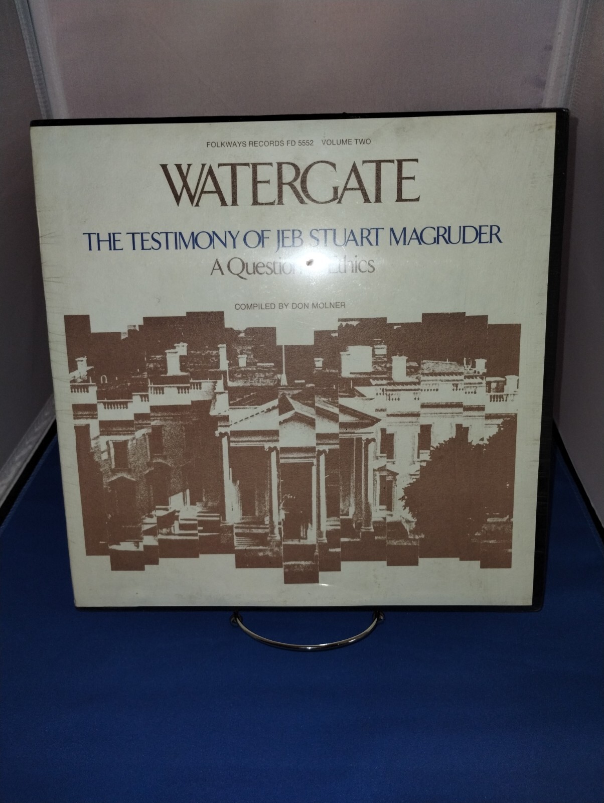 WATERGATE Testimony Of Jeb Stuart Magruder FOLKWAYS RECORDS LP 1973 BRAND NEW DP