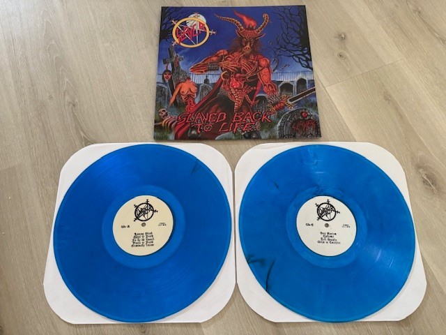 SLAYER – SLAYED BACK TO LIFE LIM. 2LP (BLUE) METALLICA,DEATH,EXODUS,KREATOR
