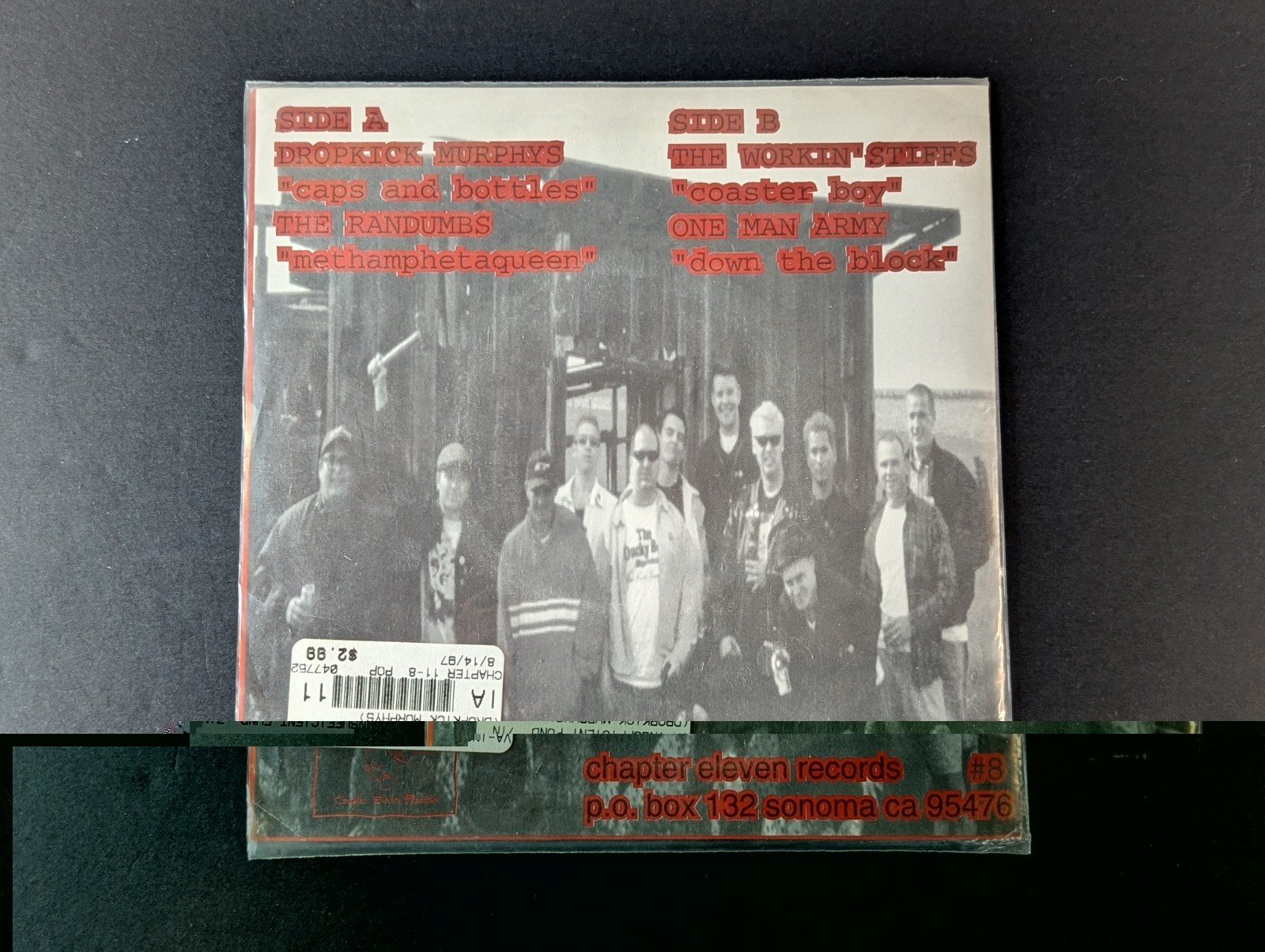 Dropkick Murphys The Randumbs Workin’ Stiffs One Man Army (7″ Vinyl, 1995)