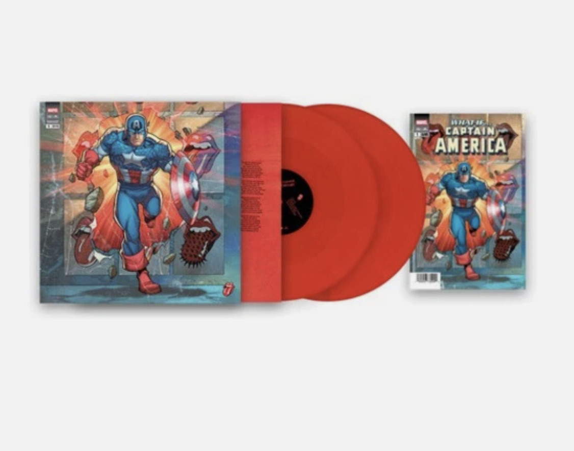 The Rolling Stones – Foreign Tongues + Marvel Comic Book – CAPTAIN AMERICA [New*
