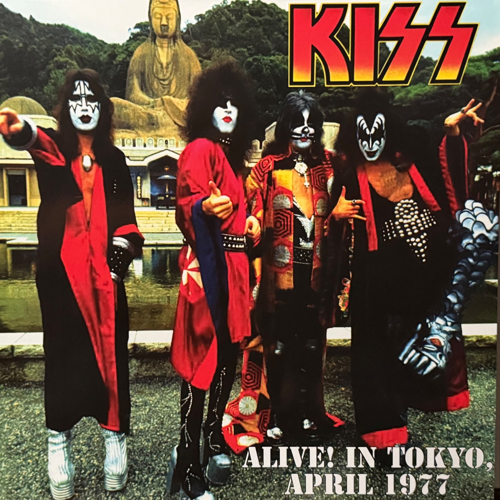 KISS Alive in Tokyo April 1977 2 LP Red Vinyl Rock And Roll Over Tour EX NEW