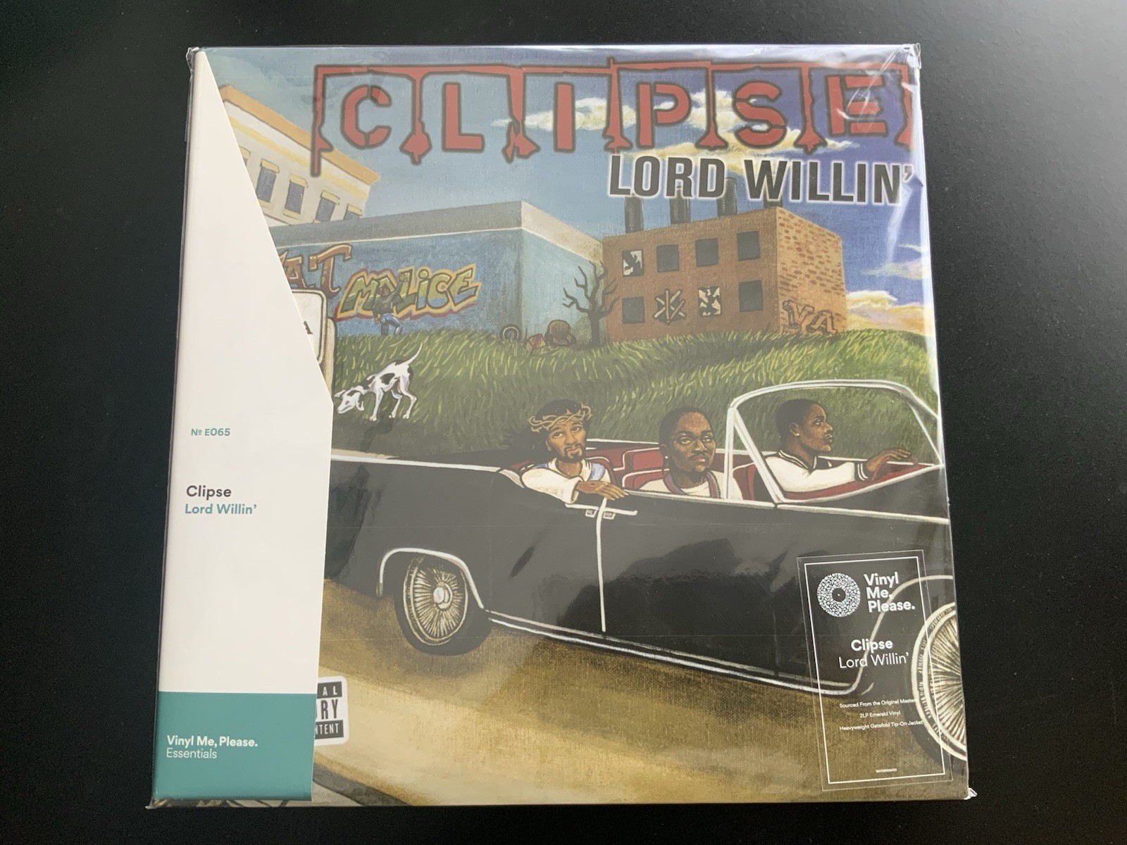 Clipse Lord Willin’ – Rare LTD 2 LP Emerald Green Vinyl Me Please VMP 2018