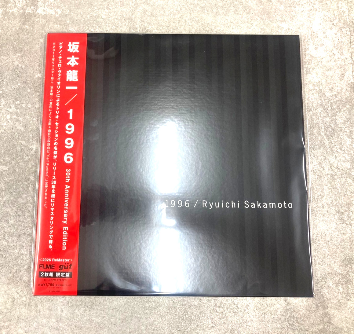 1996 30th Anniversary Edition by Ryuichi Sakamoto Vinyl Record 2LP Obi Japan NEW