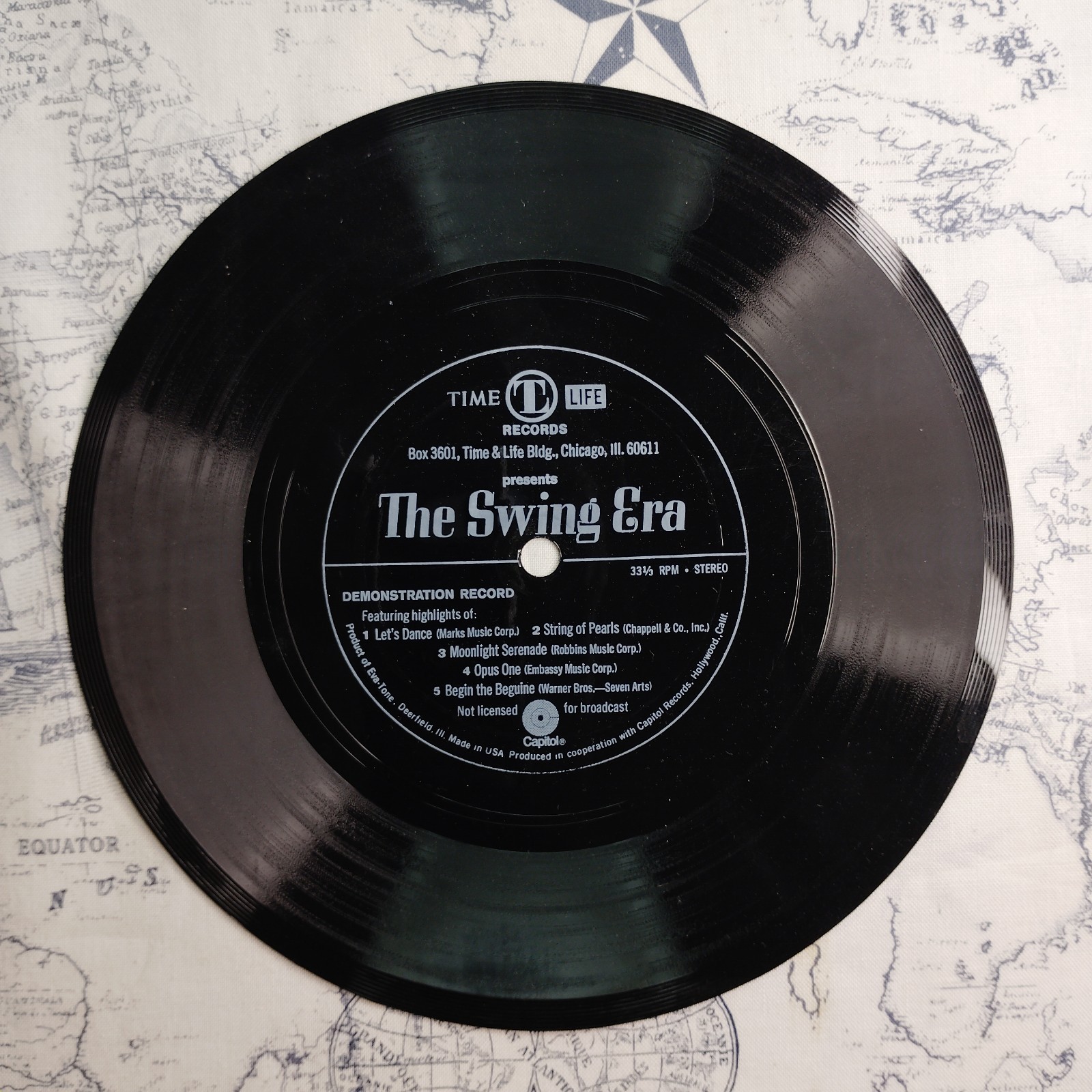 Time Life Records The Swing Era 1970 7″ Flexi-Disc Sampler VG
