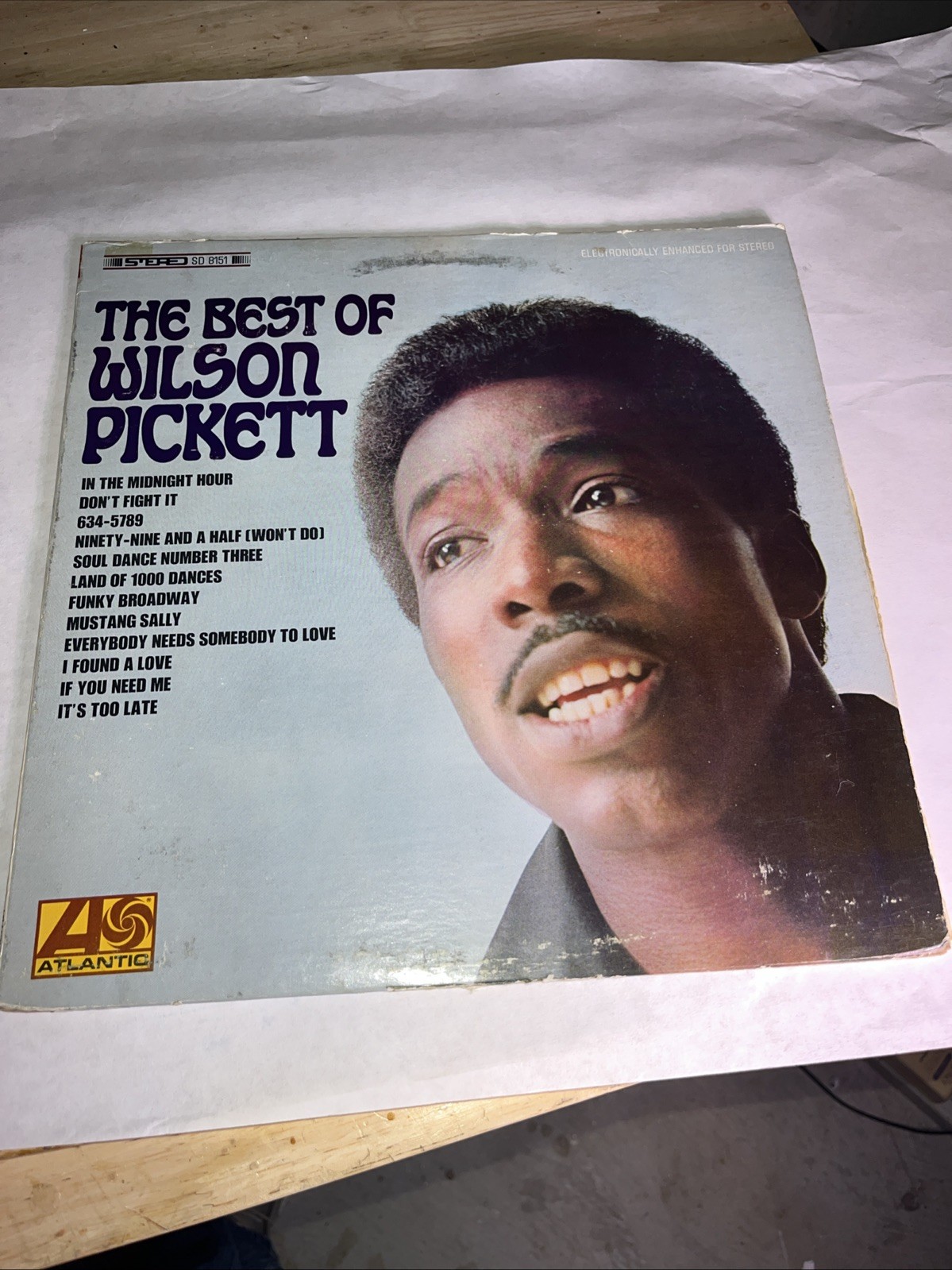The Best Of Wilson Pickett – US Atlantic SD 8151 – Vinyl Record LP 1967 Stereo