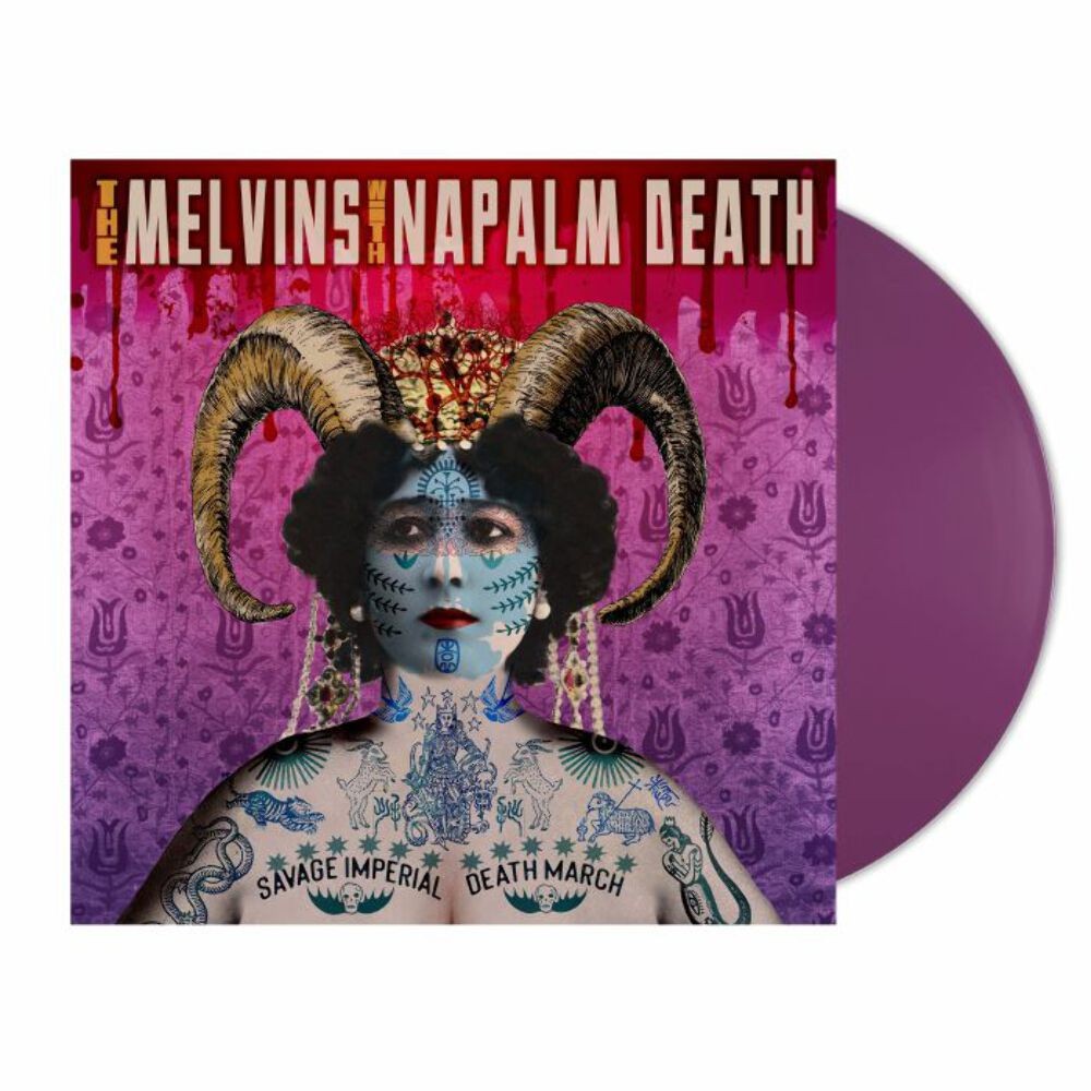 The Melvins With Napalm Death – Savage Imperial Death March (LP) (Purple)