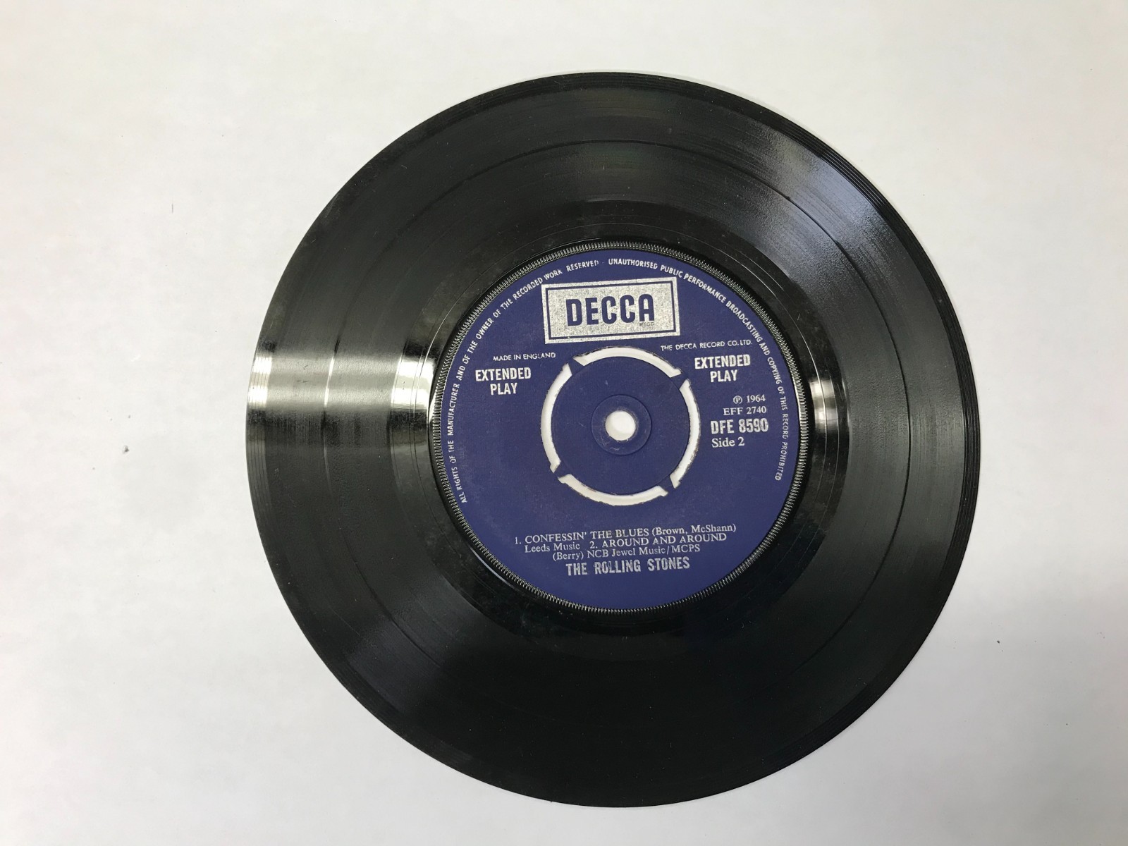 The Rolling Stones – Five By Five, Vinyl Record, DECCA Mono DFE 8590