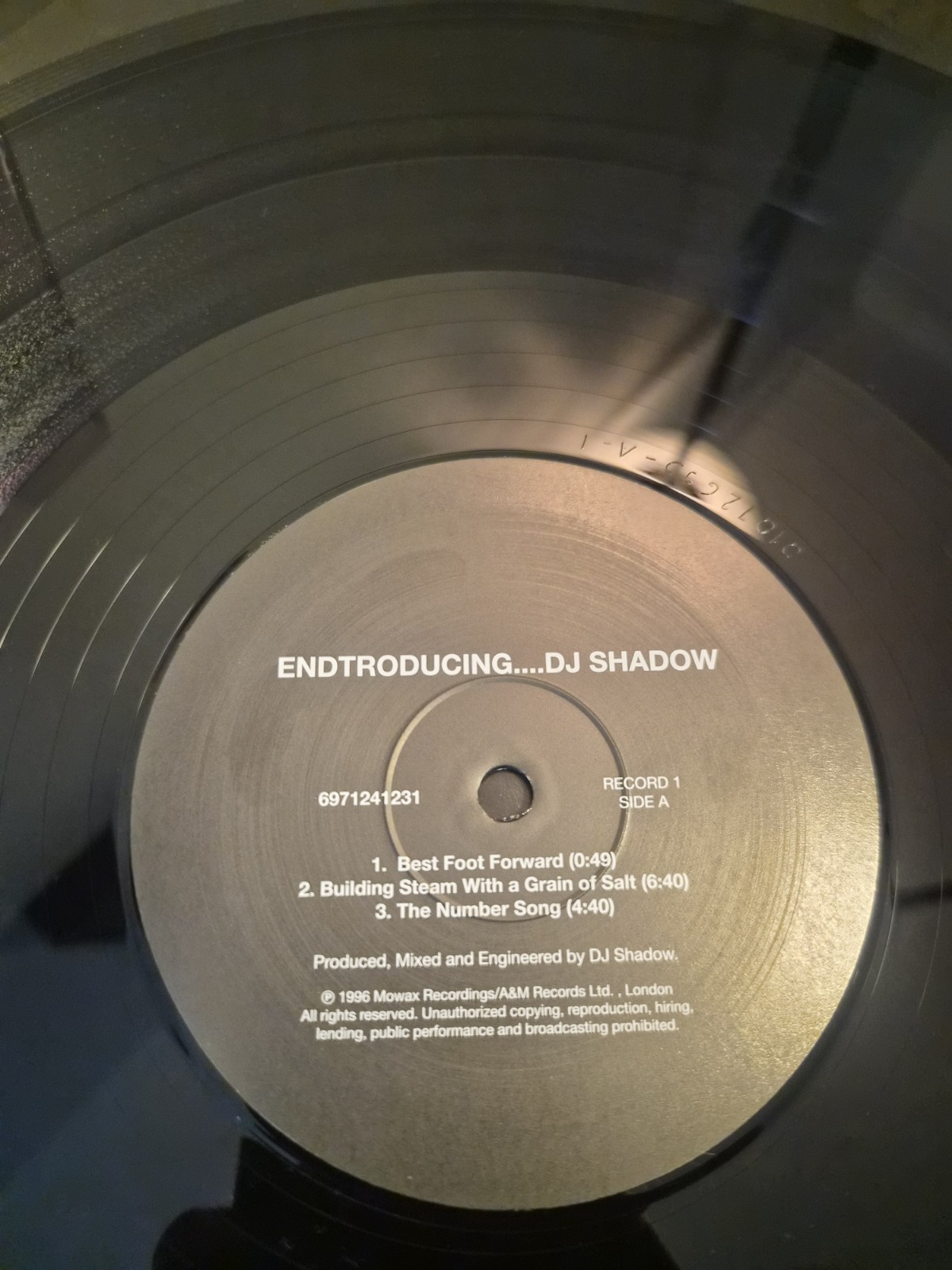 DJ Shadow Endtroducing 2LP Vinyl 1996 Mo’ Wax Classic Hip-Hop Record EX👍