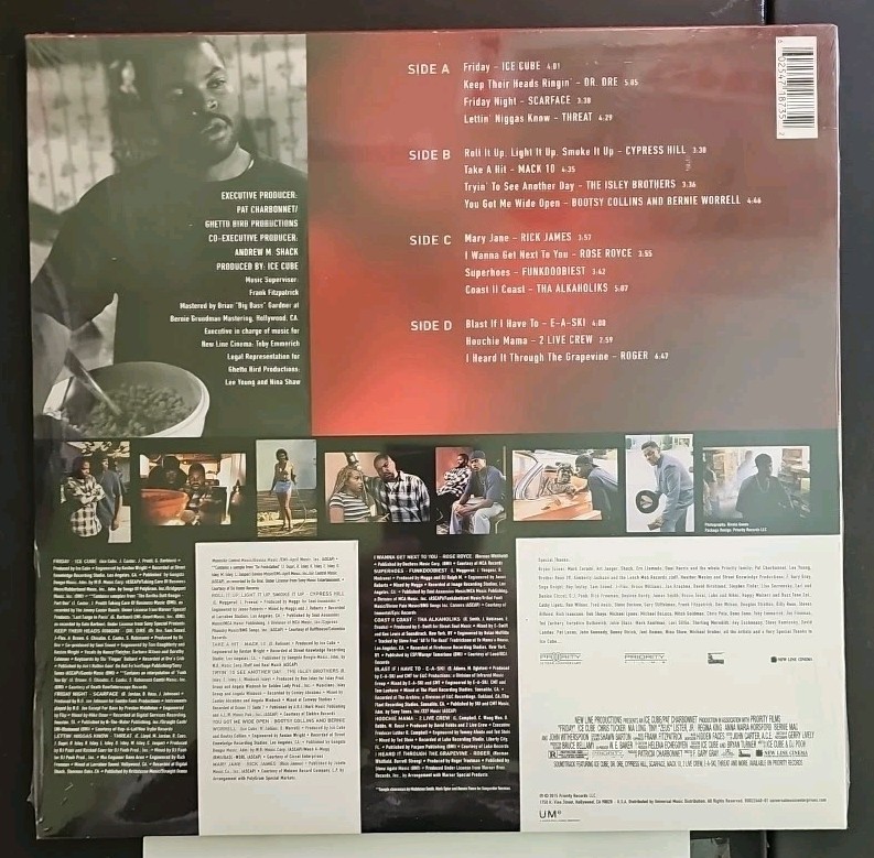 Friday Soundtrack Vinyl 2LP SEALED Priority Ice Cube Dr Dre Rick James Mack 10