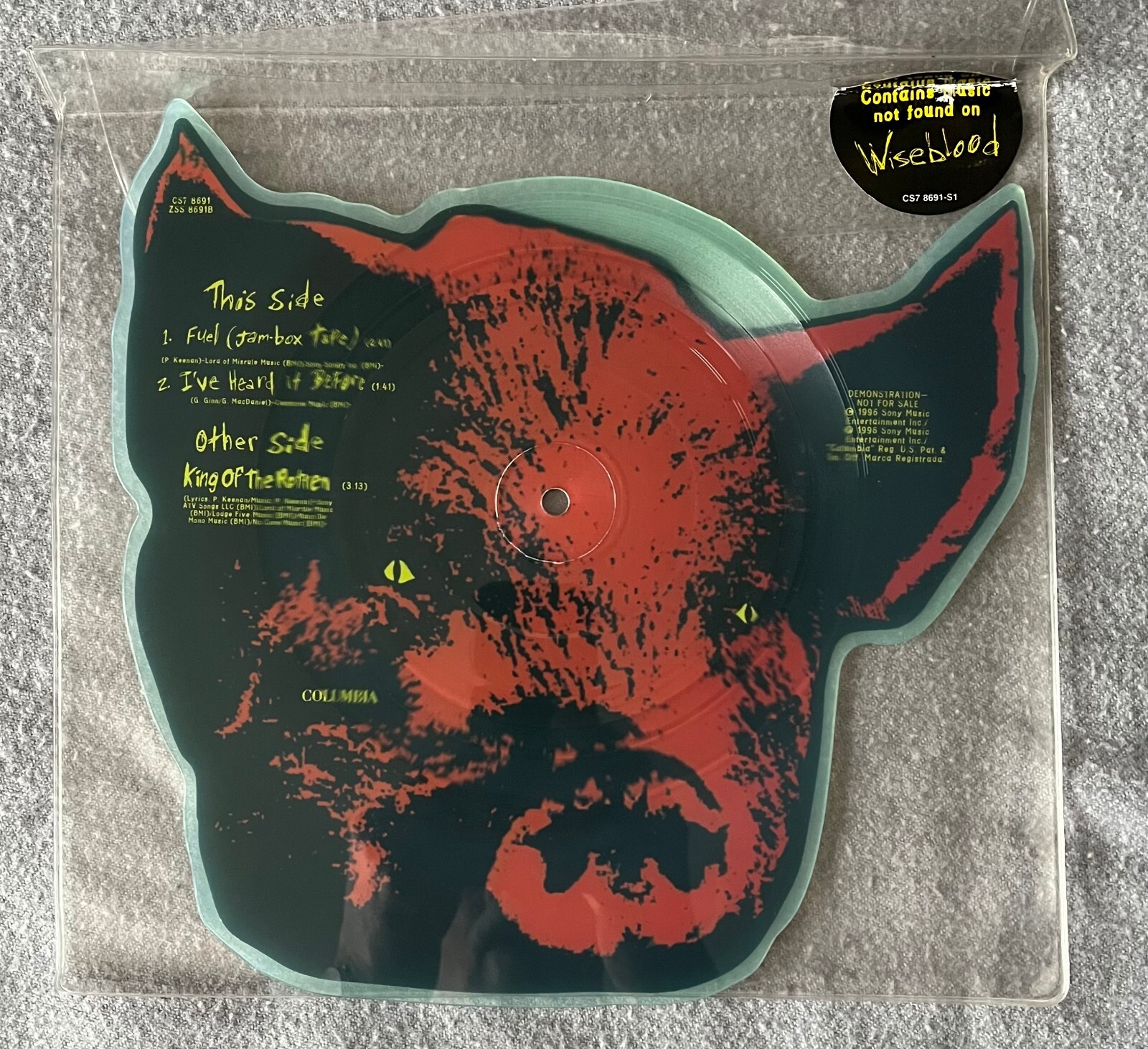 Limited Ed. – Corrosion of Conformity – King Of Rotten Pig Shaped Picture Disc