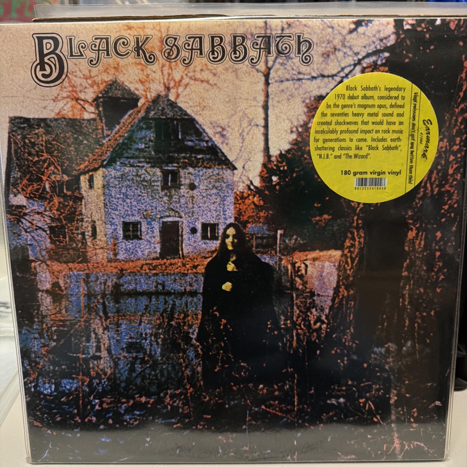 Black Sabbath Self Titled 2003 Reissue Italy Earmark Records 180g Vinyl