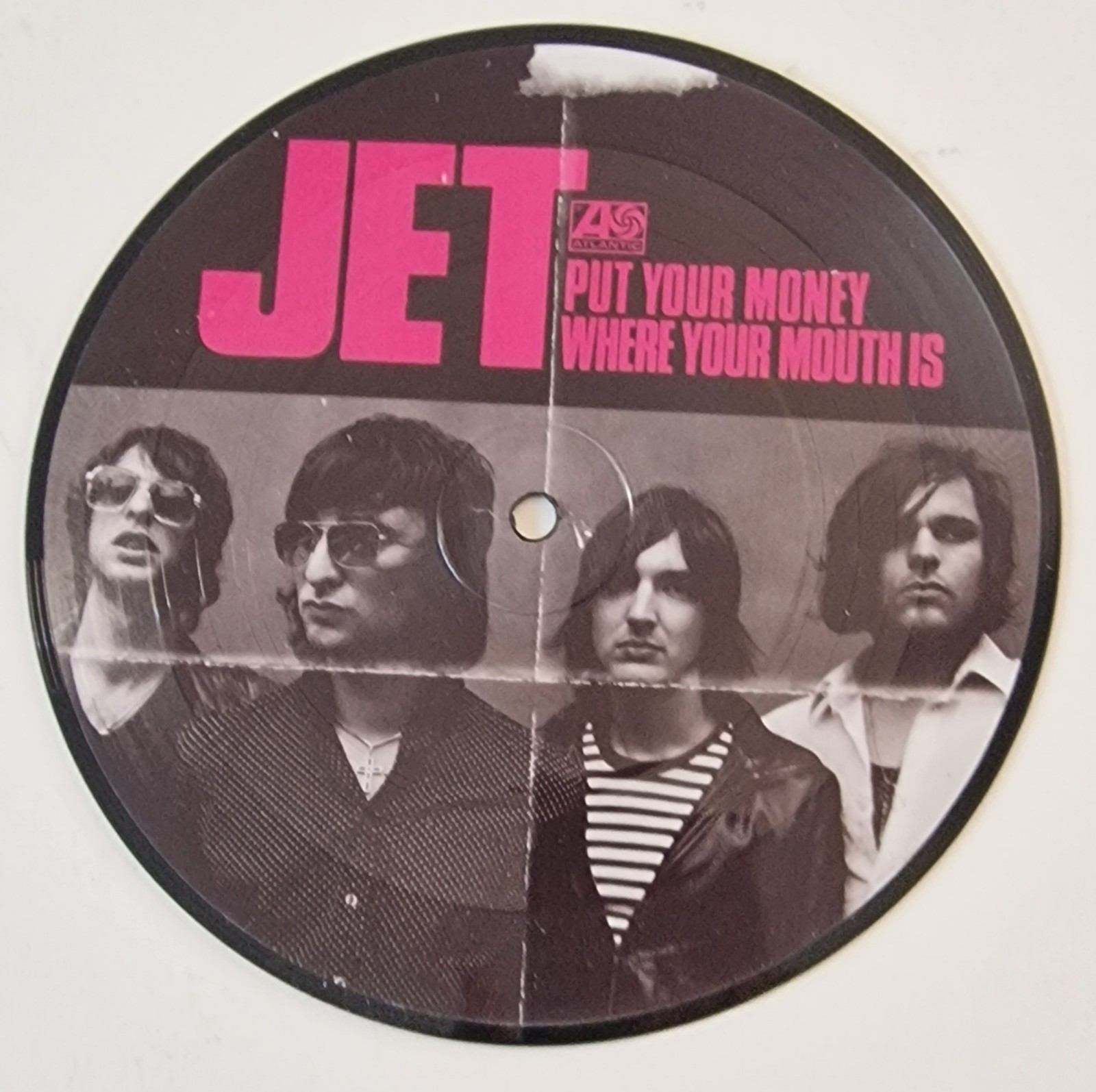 Jet – Put Your Money Where Your Mouth Is – 7″ Vinyl PICTURE DISC – EX