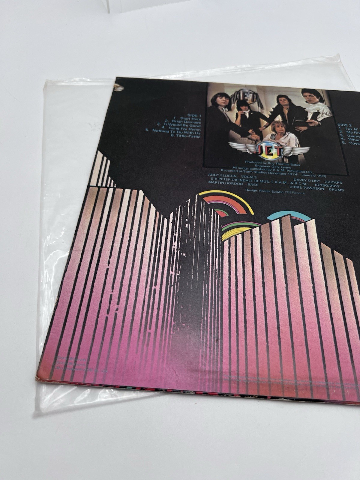 JET JET 1975 Import UK Jem FIRST PRESS VINYL LP CBS80699 33 RPM