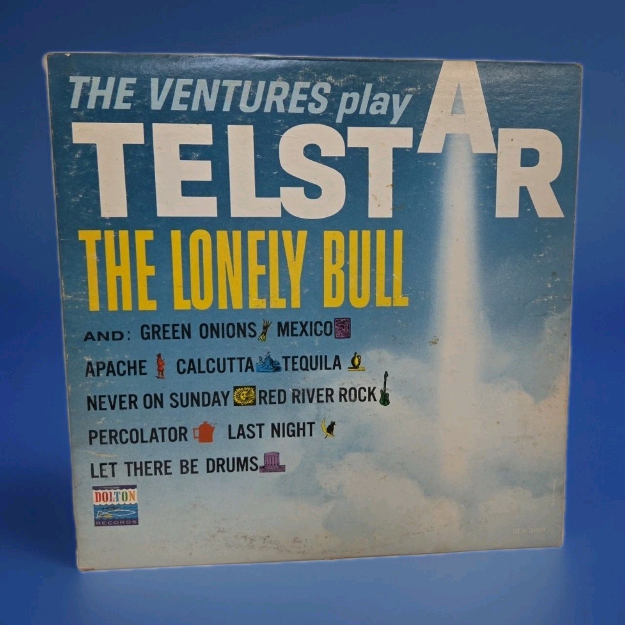 The Ventures – Play Telstar The Lonely Bull 1963 Dolton Vyl LP Record Album VG