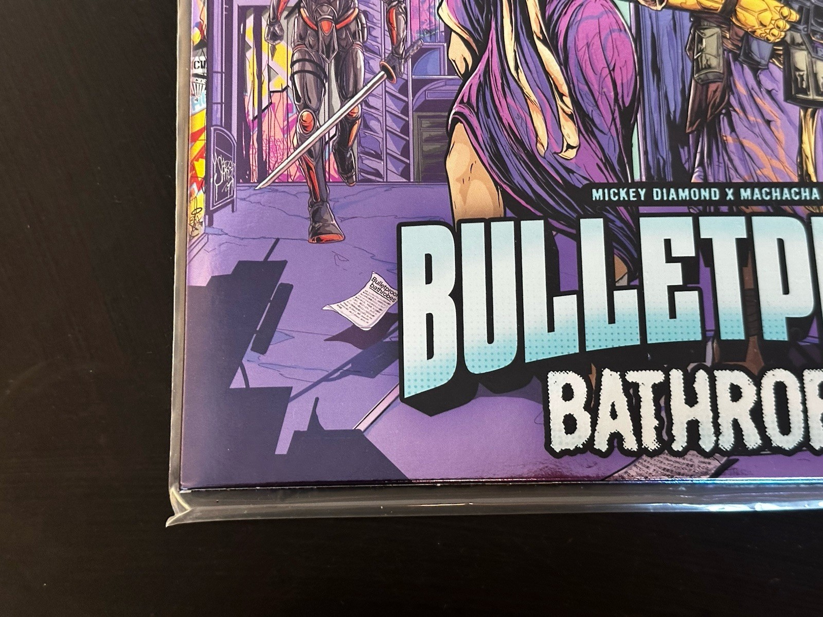MICKEY DIAMOND X Machacha – Bulletproof Bathrobes Blue Vinyl Copenhagen Crates