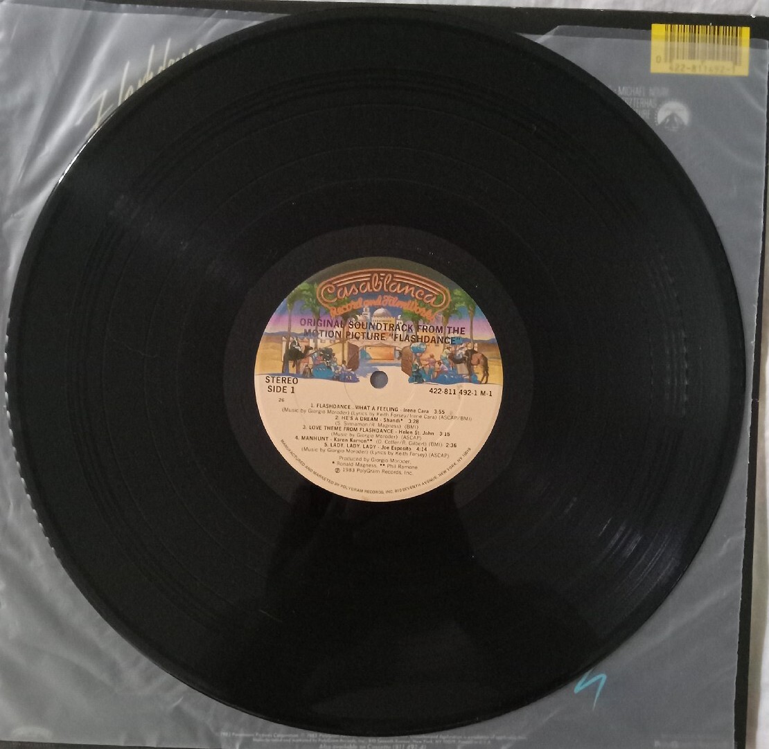 VINTAGE VINYL LP: Flashdance Sound Track (1983)