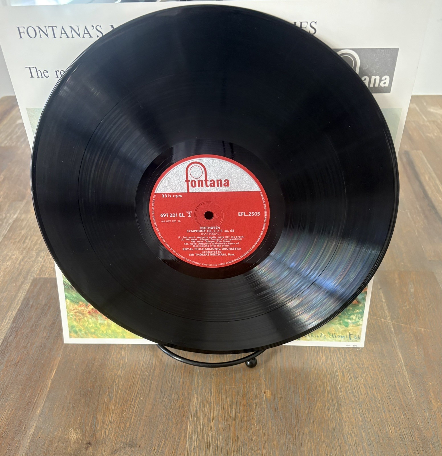 Schubert Beethoven limited vinyl – Collectible vinyl- made in England.Fontana