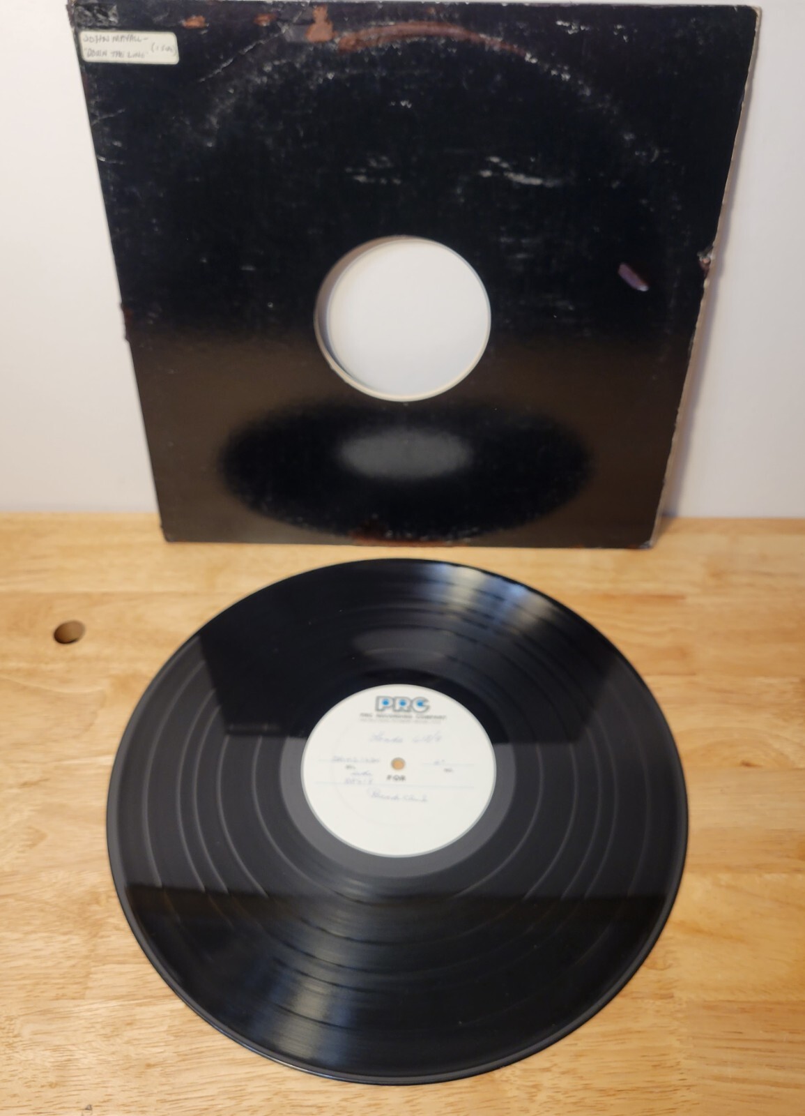 John Mayall Down The Linen Rare One Sided Test Pressing Stock Sleeve Rock LP