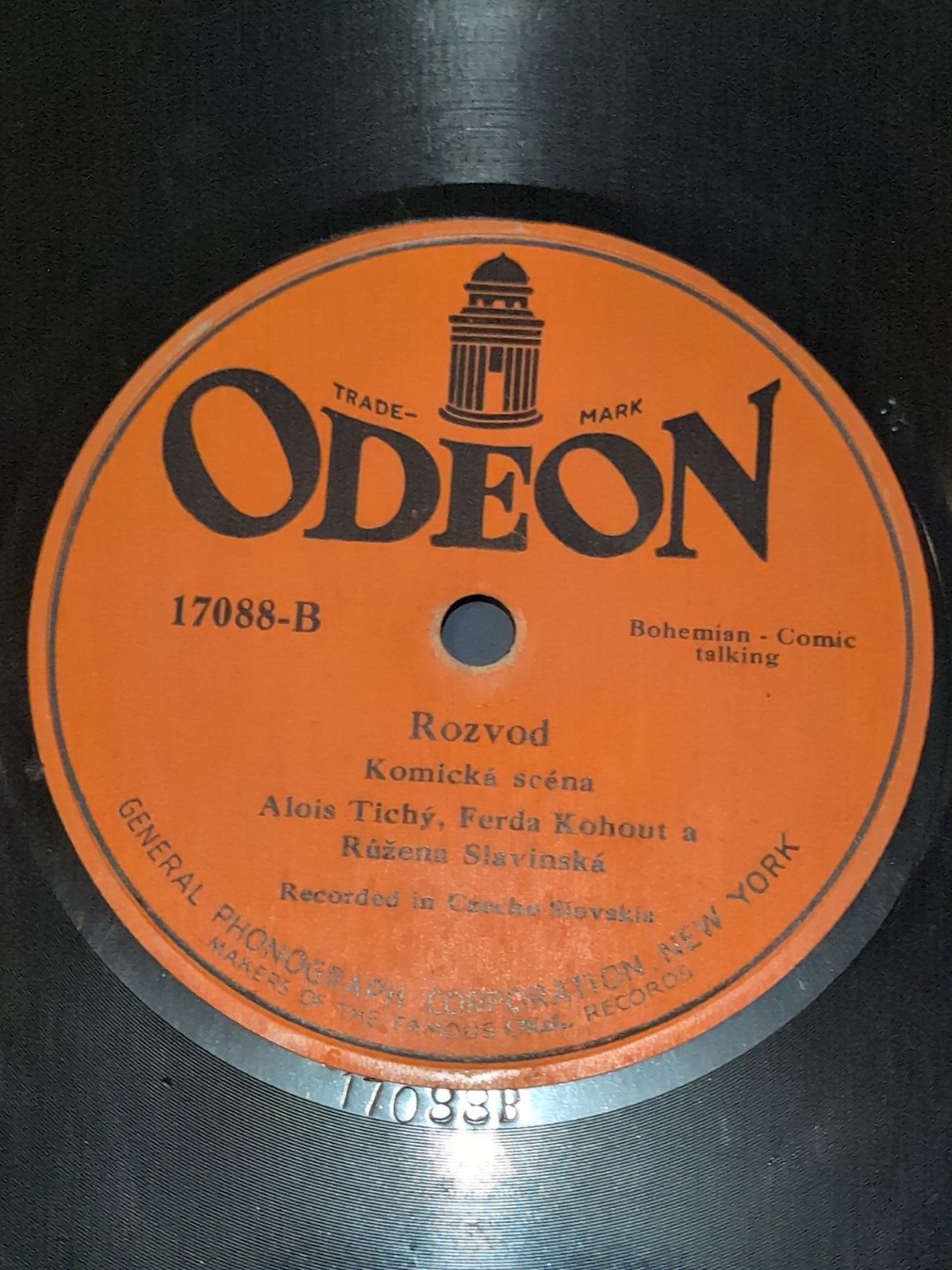 78 RPM Odeon Okeh Lot Of 9 17002-17283 Polka Czech Pochod Double Sided