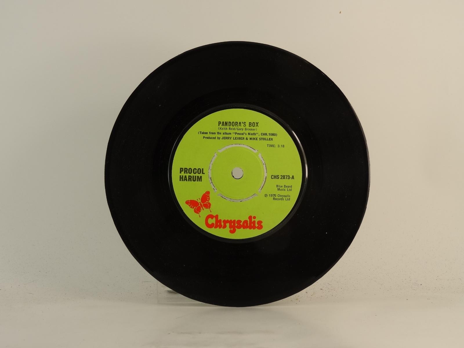 PROCOL HARUM PANDORA’S BOX (78) 2 Track 7″ Single including Plain Paper Sleeve C