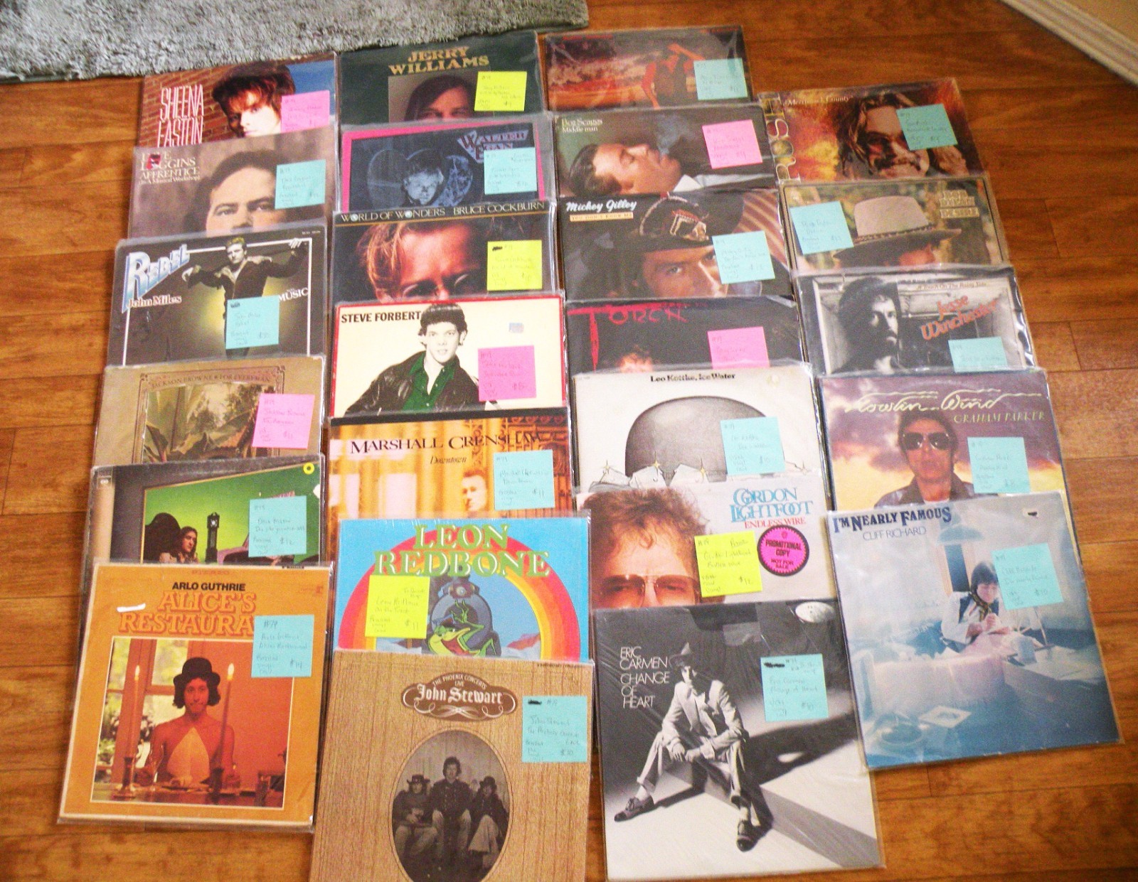 LOT 25 VINYL LP Rock ALBUM, BOB DYLAN, TOM RUSH, BOZ SCAGGS, DAVE MASON ARLO GUT