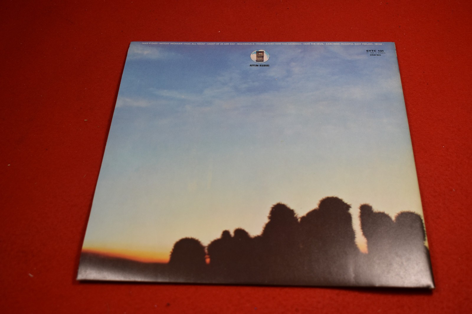Eagles LP UK Press SYTC 101 Asylum Gatefold misprint Vinyl Record EX/EX A1/B1