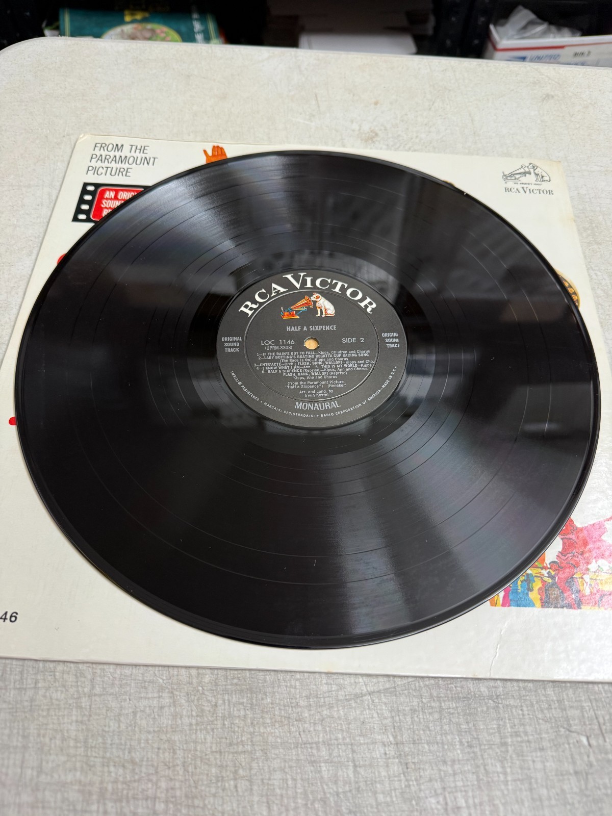 Tommy Steele Half A Sixpence Original Soundtrack Vinyl LP RCA Victor LOC-1146