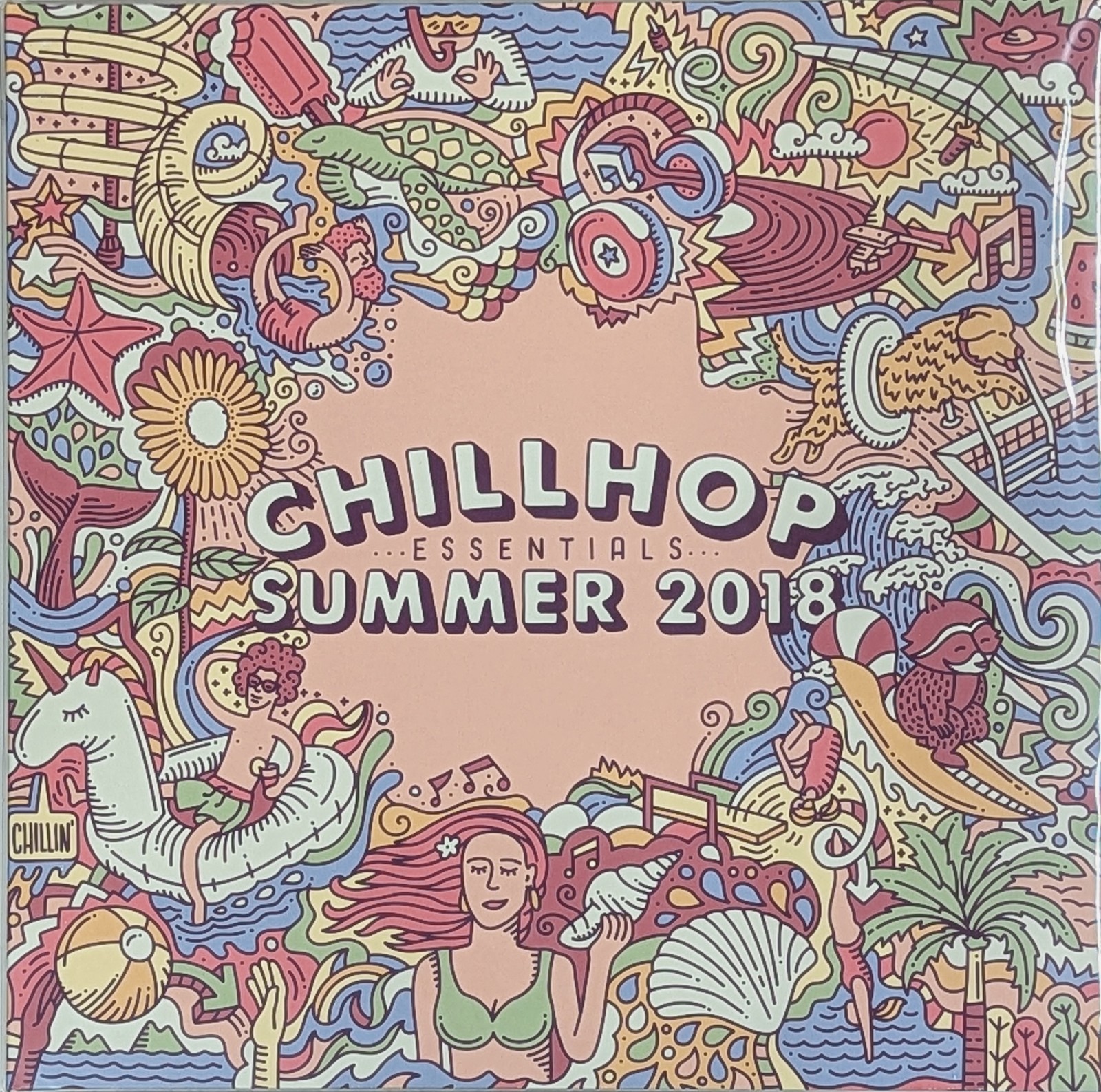 Chillhop Essentials Summer 2018 SEALED limited 2LP Red & Orange Vinyl