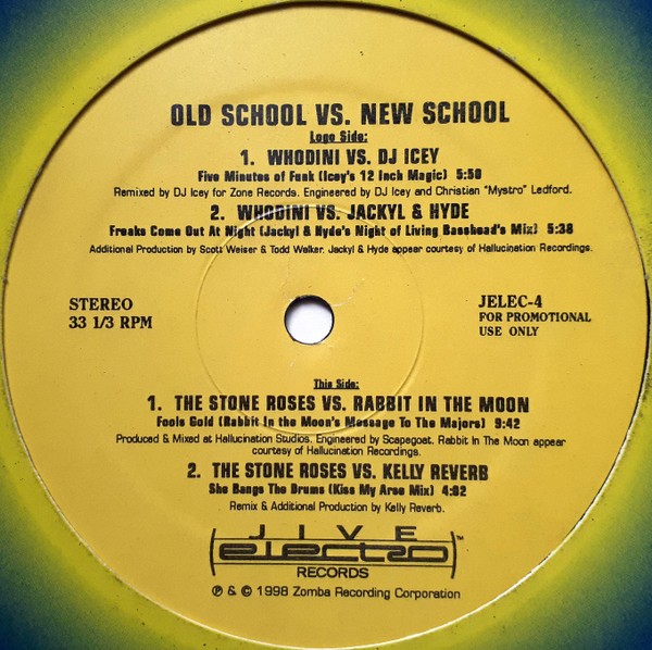 Whodini & The Stone Roses – Old School Vs. New School (12″) (Very Good Plus (VG+