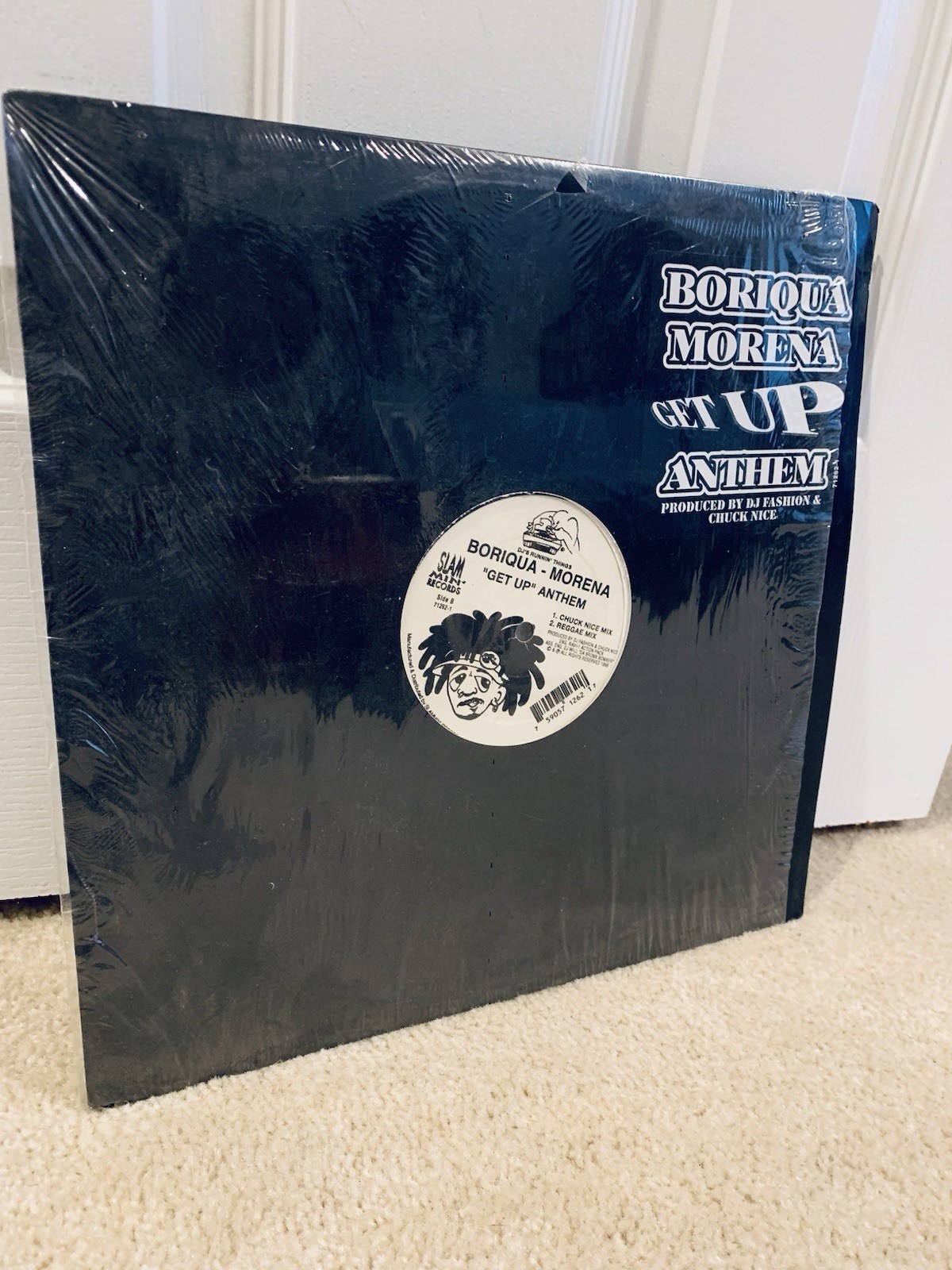 Boriqua Morena Get up Anthem 12” Vinyl Original Press Chuck Nice DJ Fashion