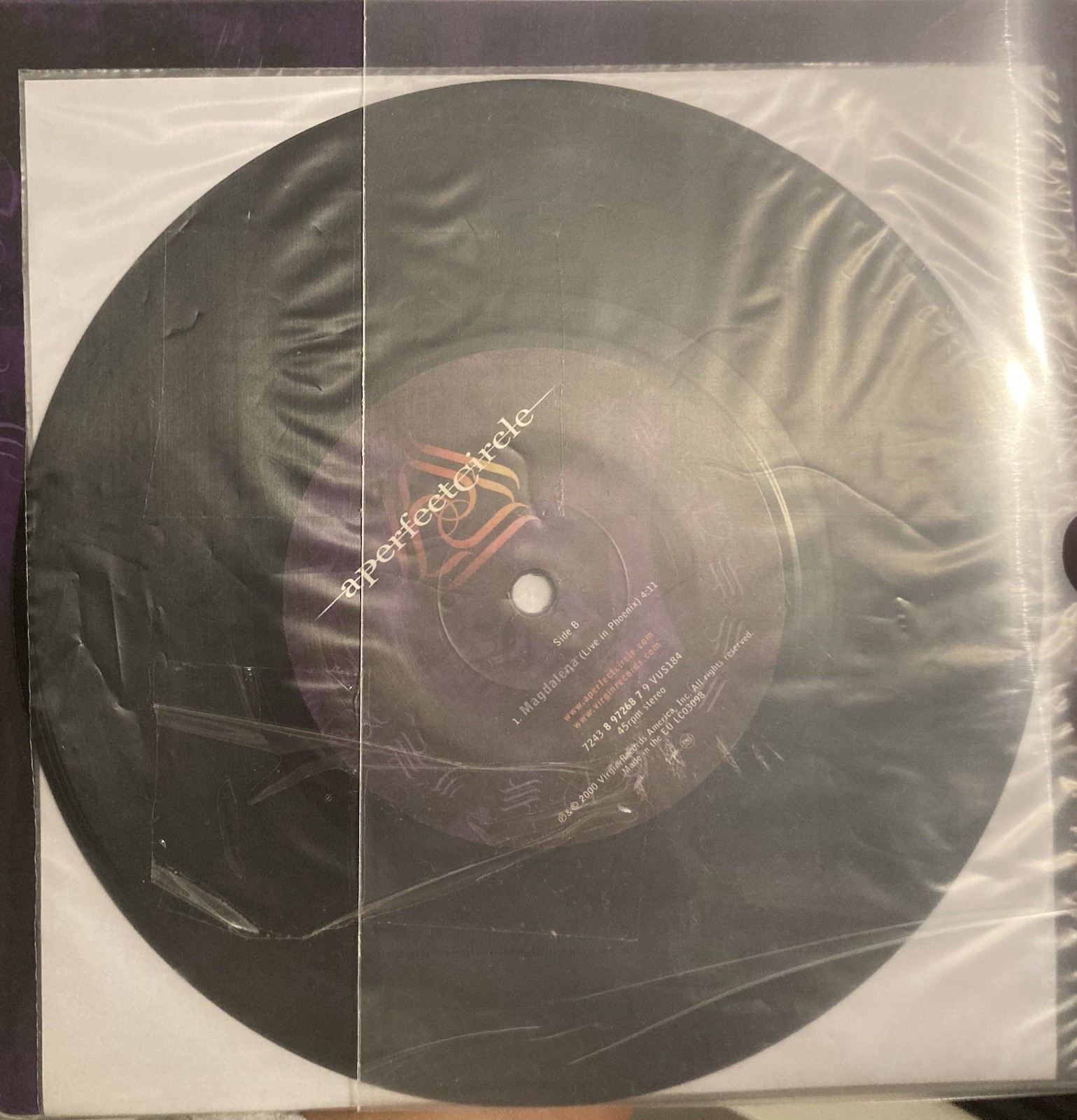 A PERFECT CIRCLE – 7″ Single – 3 LIBRAS b/w MAGDELANA (live) – USED – RARE