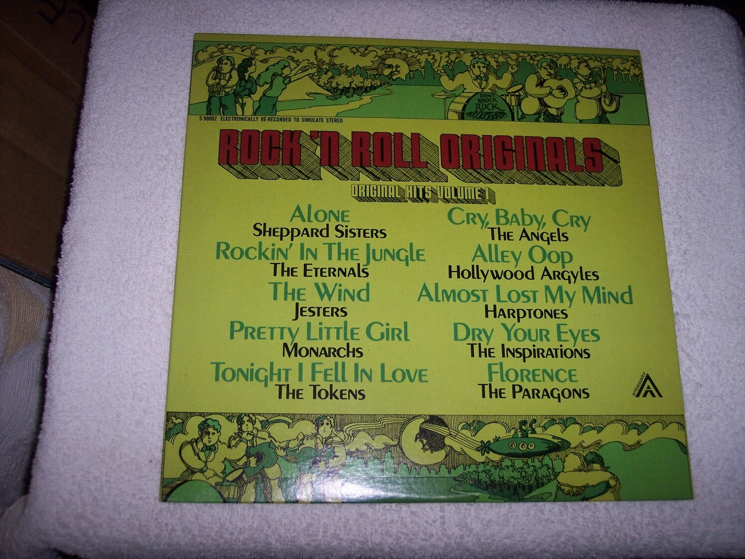 LP–ROCK ‘N ROLL ORIGINALS VOLUME 1–VARIOUS ARTISTS **NM VINYL** #1378