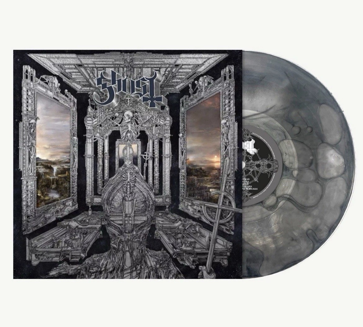 Ghost Skeleta Liquid Filled Oxidized Metallic Silver Vinyl LP Import New