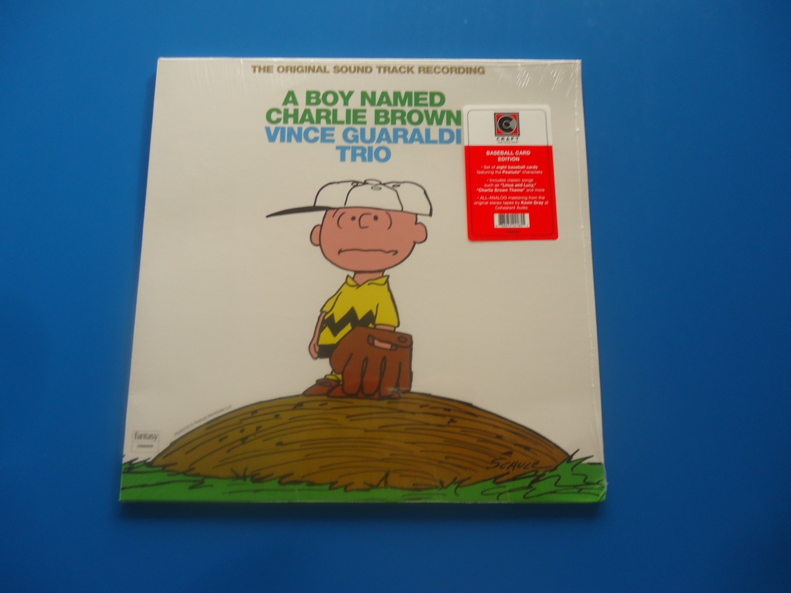 Vince Guaraldi Trio A Boy Named Charlie Brown LP (2021) NEW Baseball Card Editio