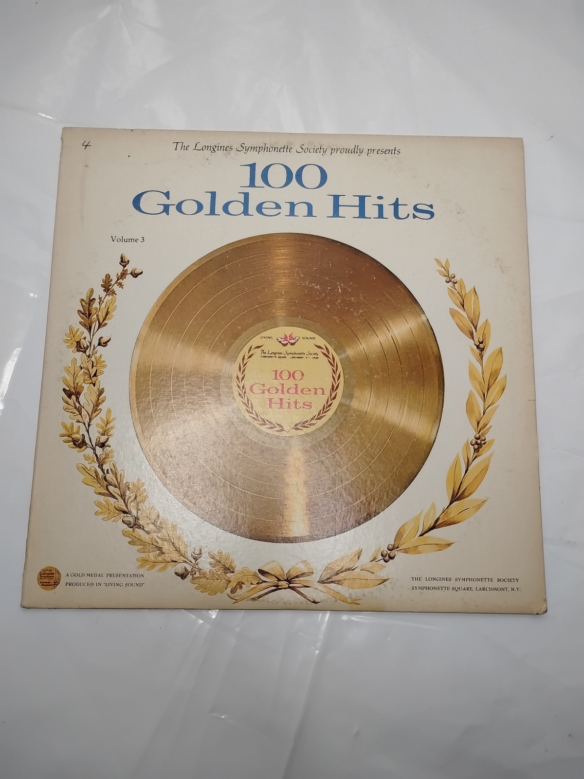 The Longines Symphonette Society 100 Golden Hits Volume 3 Vinyl LP