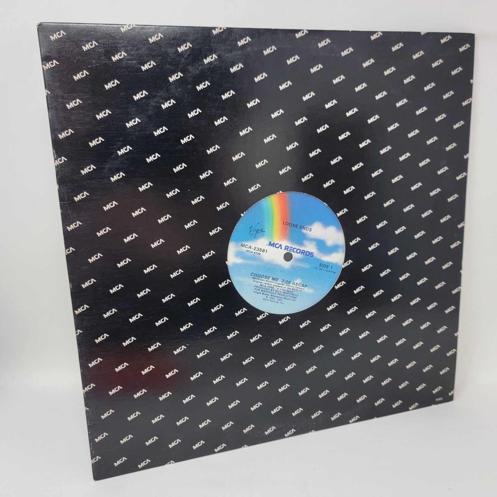 Loose Ends Choose Me M- 12″ Vinyl Record Single free sleeve