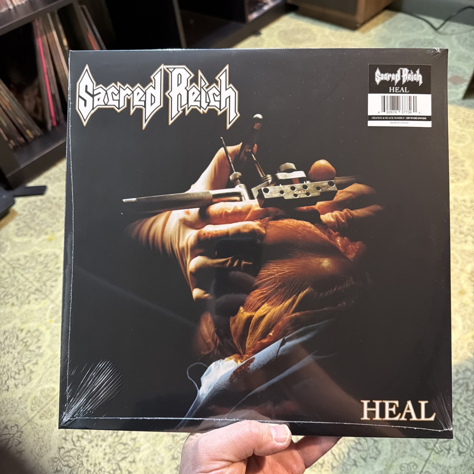 Sacred Reich-Heal LP (sealed Orange/black Marble 2025 Lim. 250) Thrash From 1996